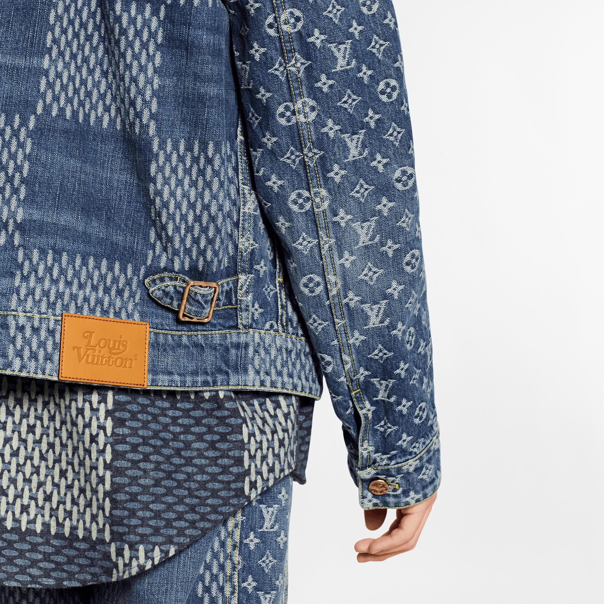 Giant Damier Waves Monogram Denim Jacket - 5