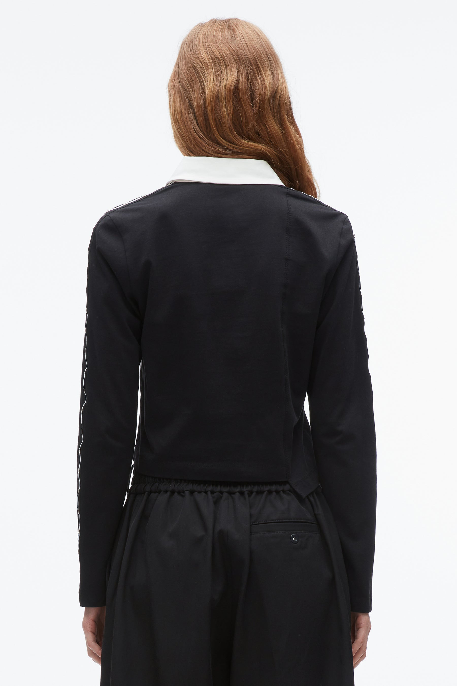 Patchwork Cropped Polo - 4