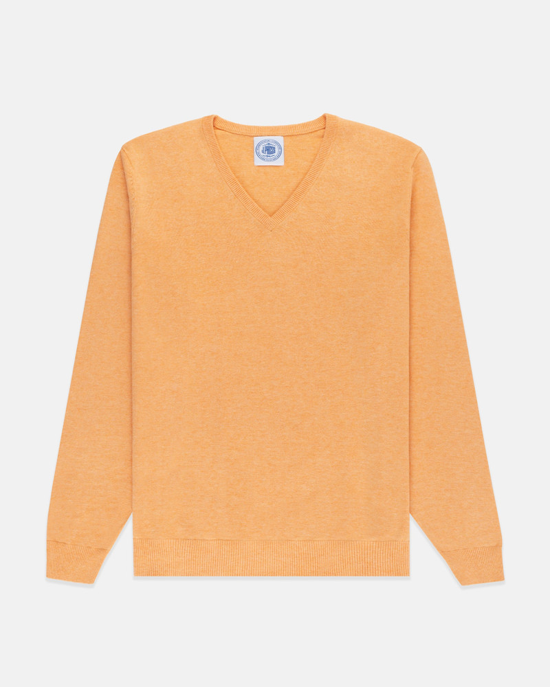 J. PRESS COTTON/CASHMERE V-NECK SWEATER outlook