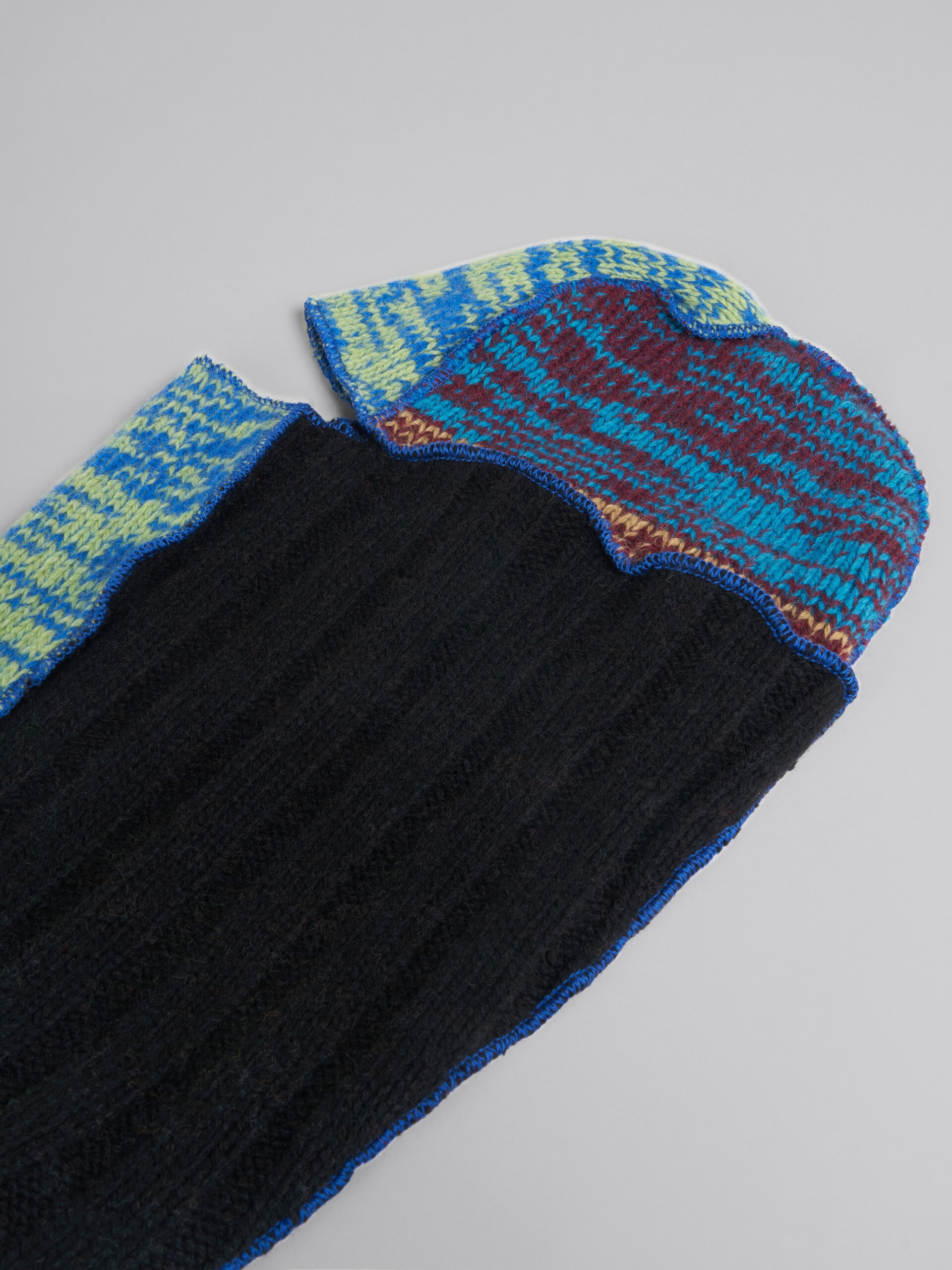 BLUE-TONE WOOL BALACLAVA - 3