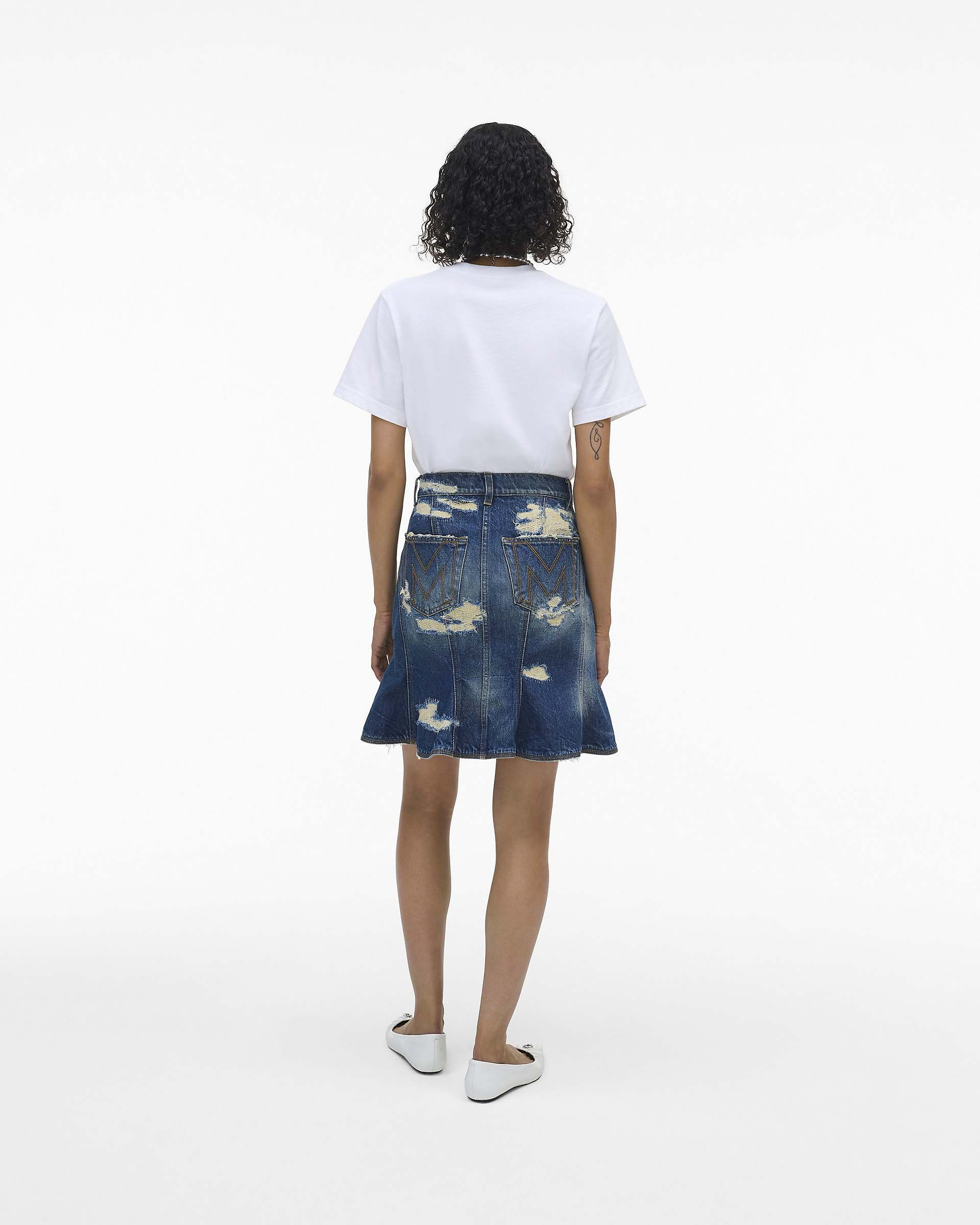 THE RIP AND REPAIR FLUTED MINI SKIRT - 4