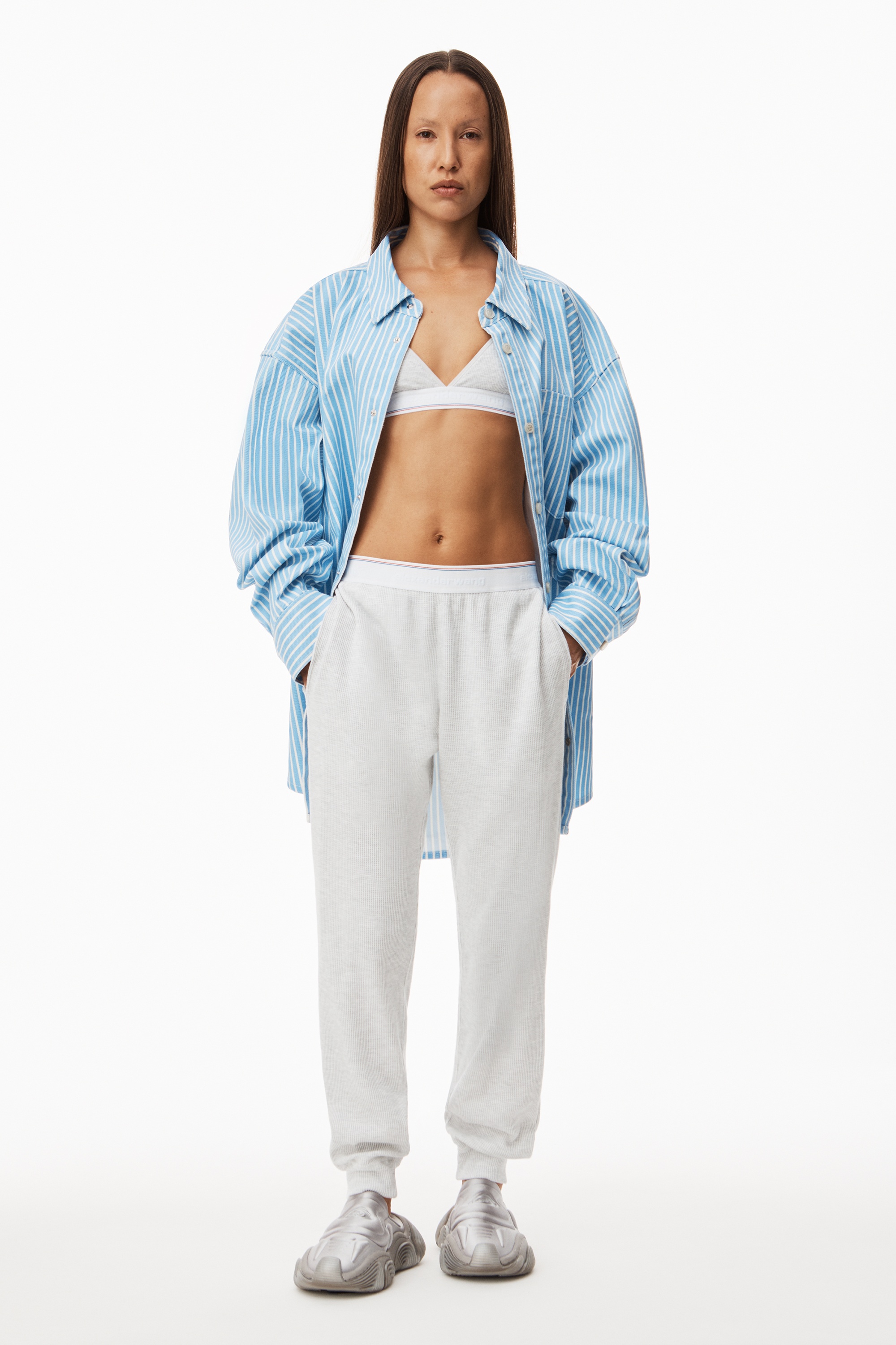 UNISEX JOGGER IN COTTON WAFFLE THERMAL - 6