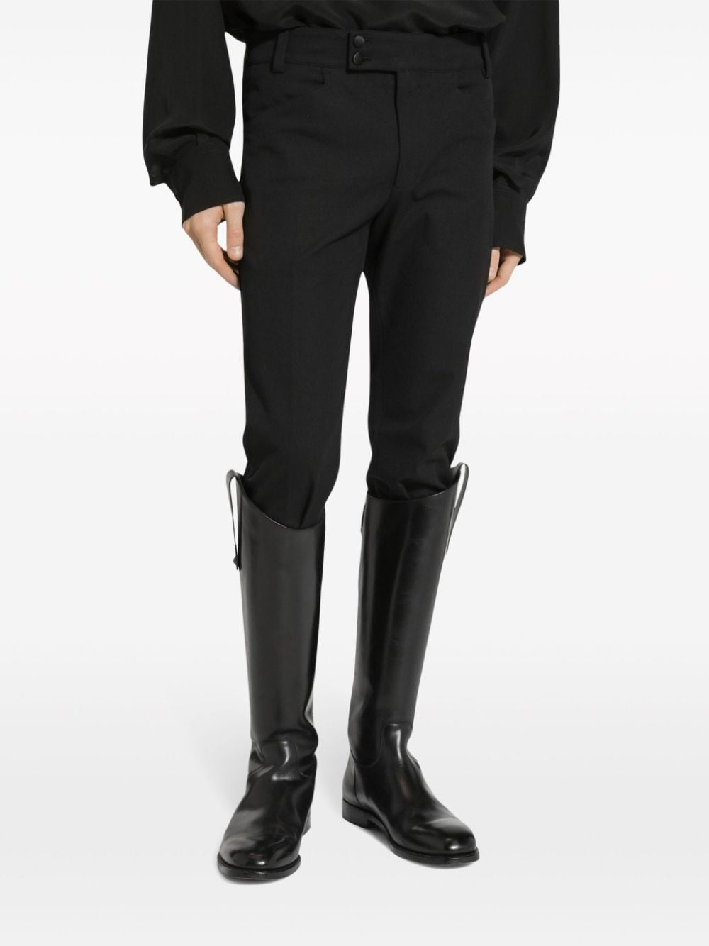 slim-fit tailored trousers - 5