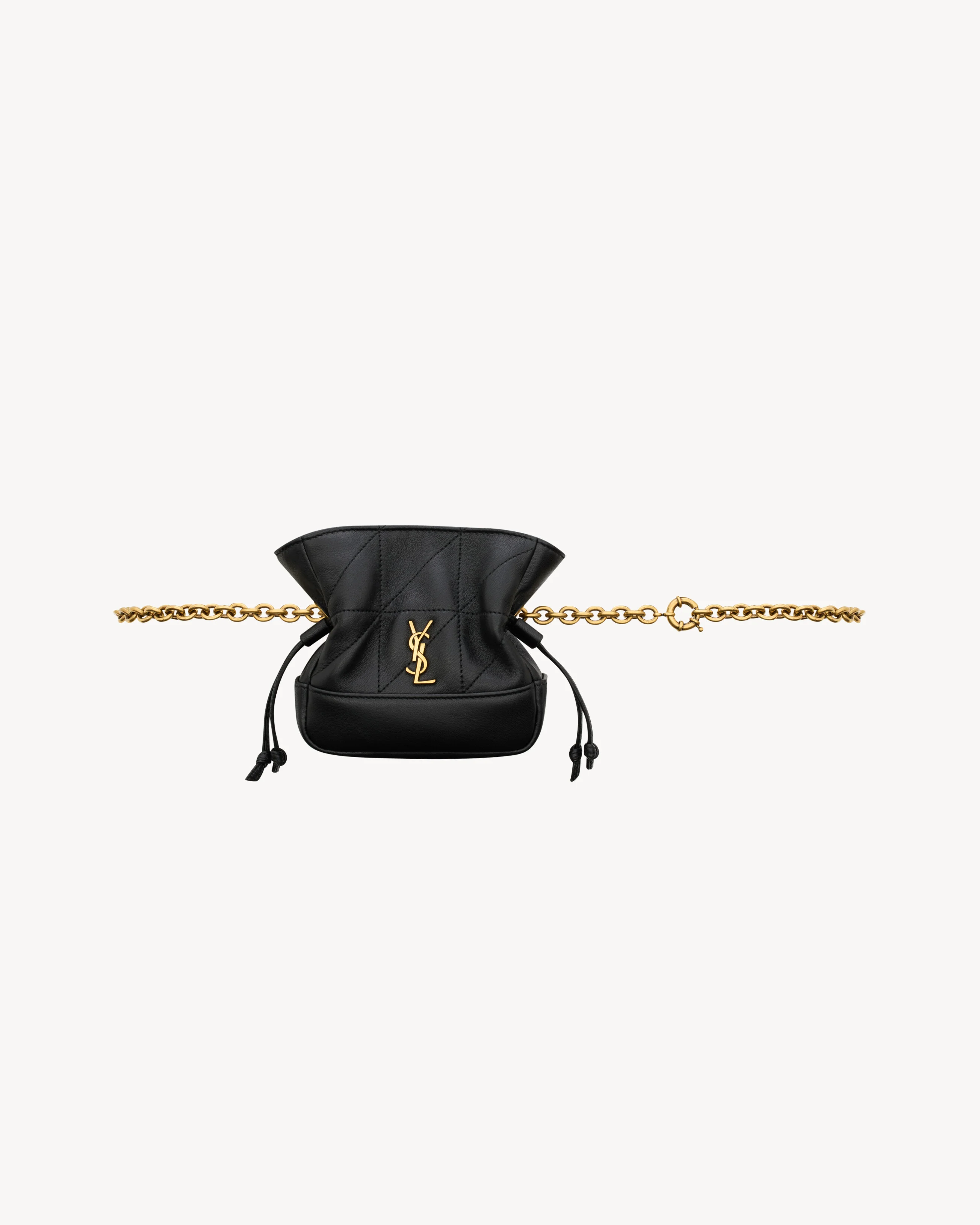 JAMIE CHAIN BELT BAG IN LAMBSKIN - 1
