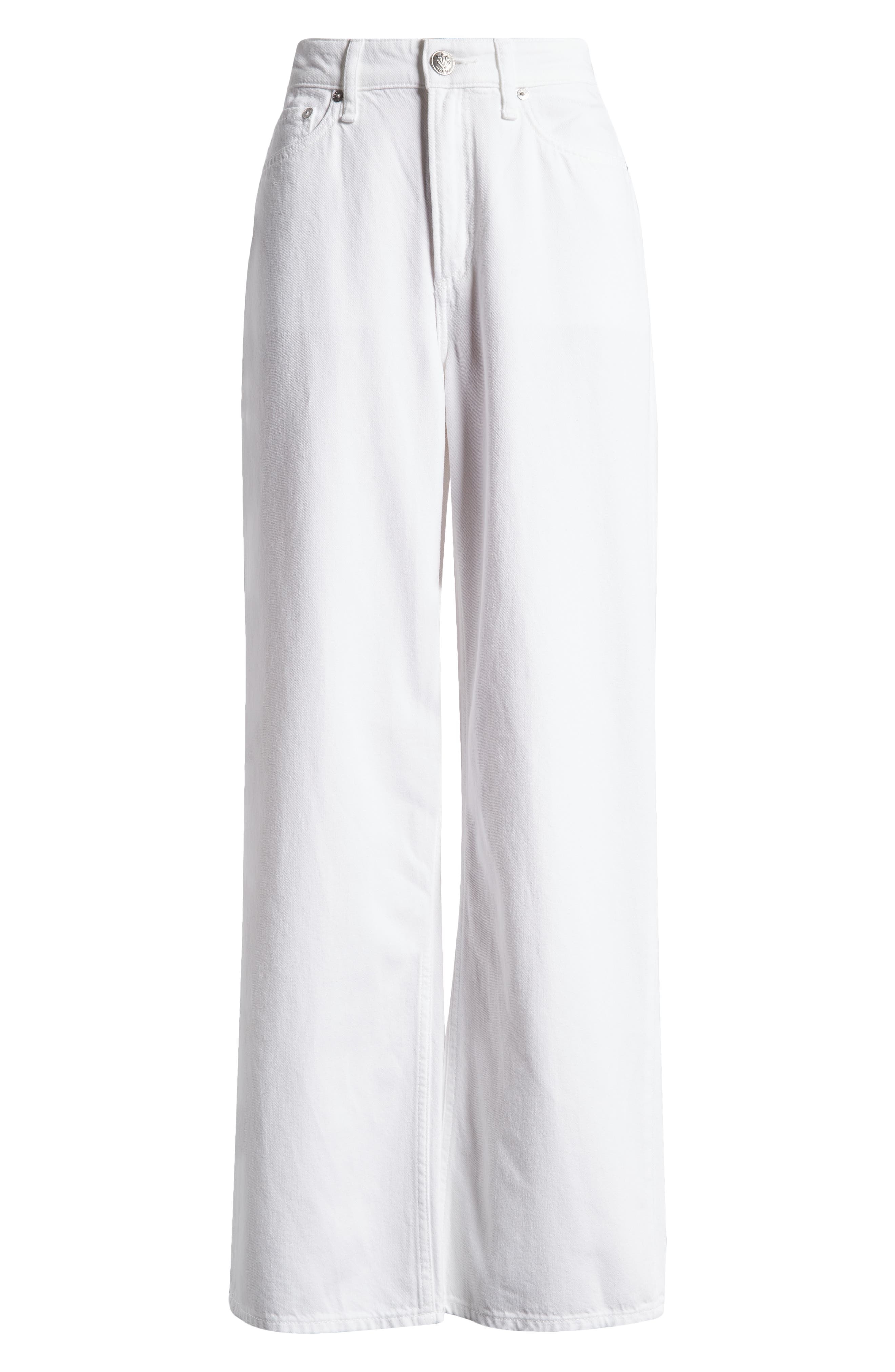 Featherweight Logan Mid Rise Wide Leg Jeans - 5
