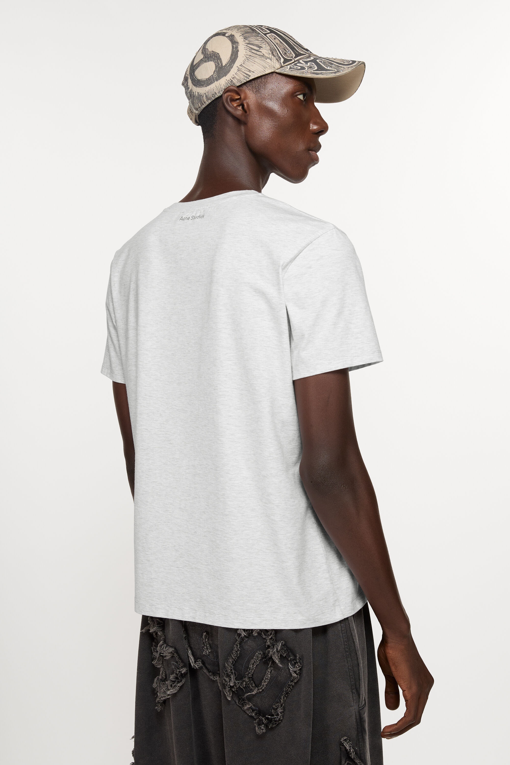 T-shirt - regular fit - Pale Grey Melange - 3