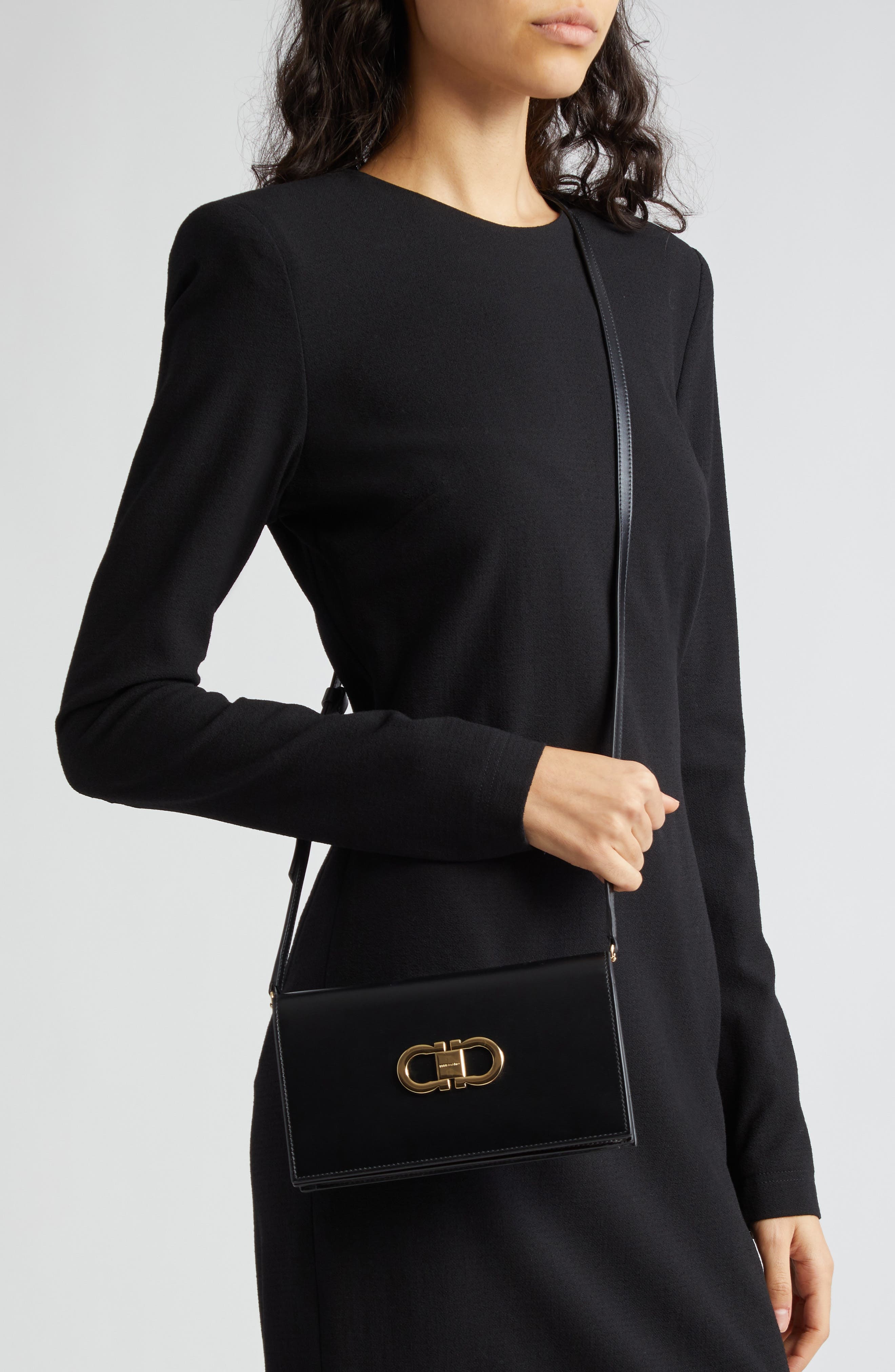 Double Gancio Bicolor Shoulder Bag - 2