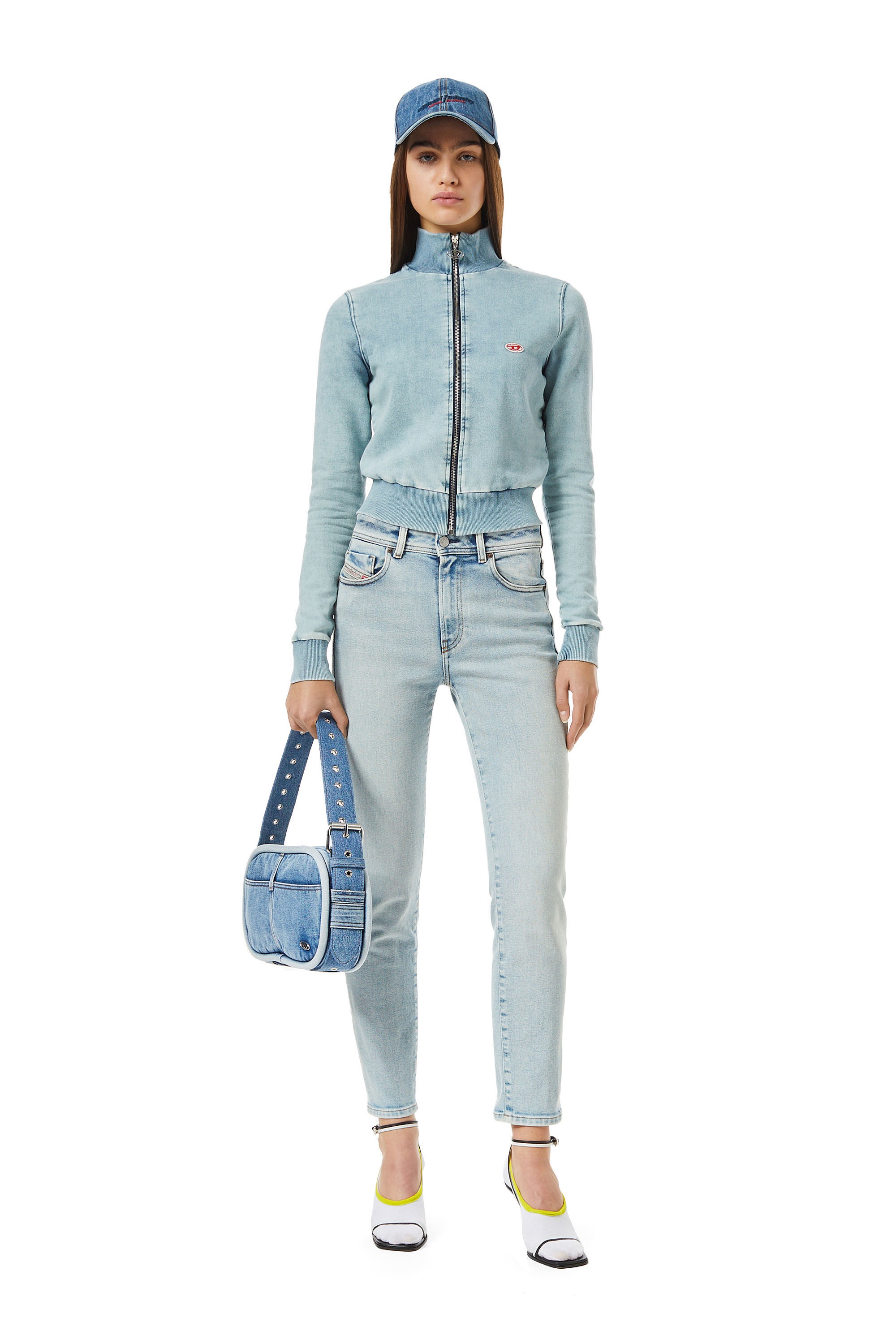 D-EMY TRACK DENIM SWEATSHIRT - 2