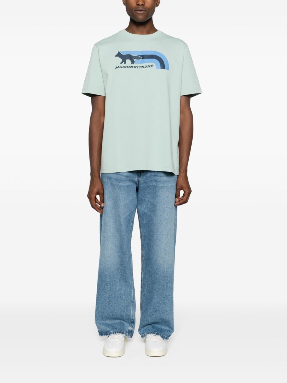 logo-appliqué cotton T-shirt - 2