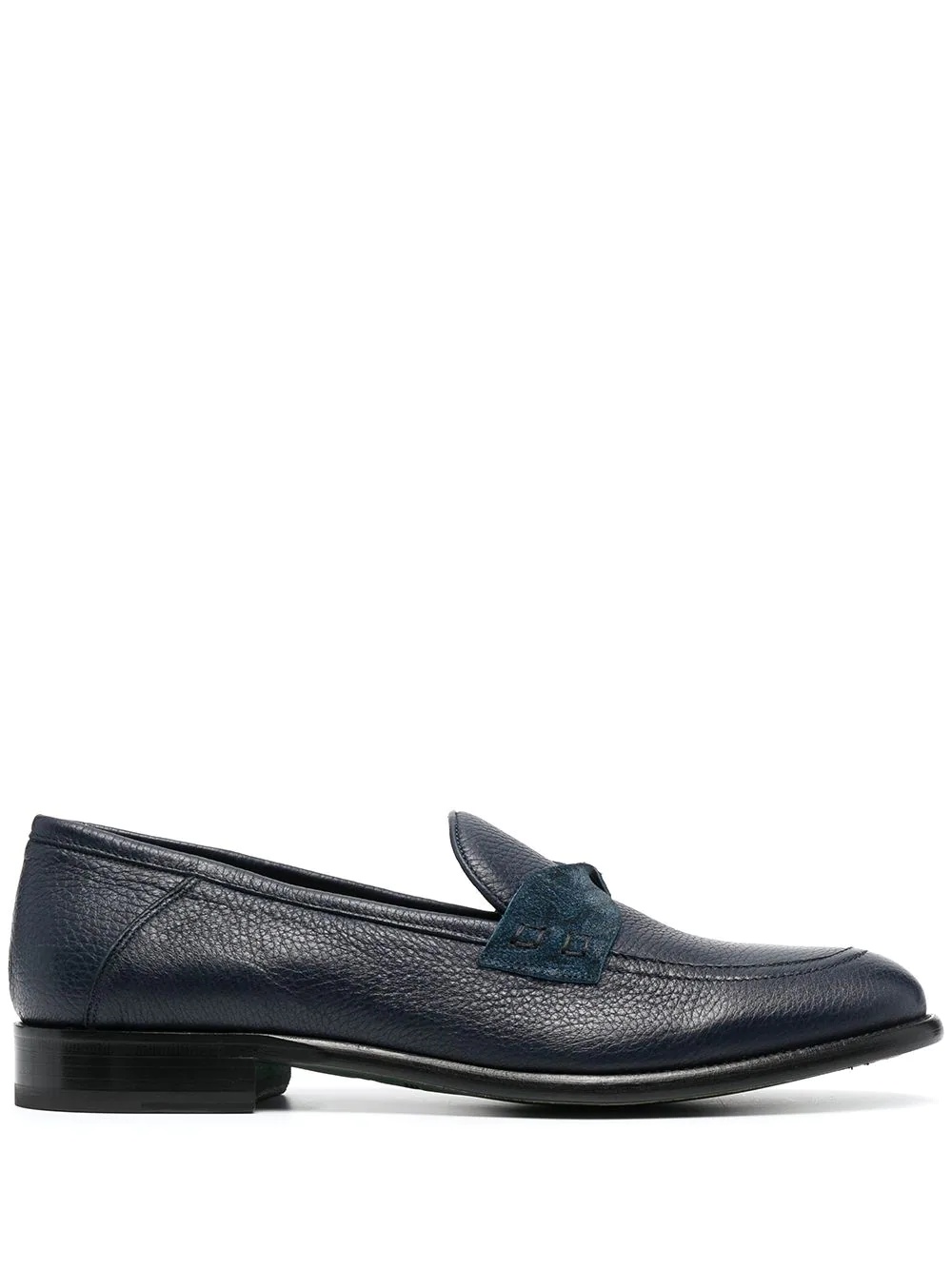 slip-on leather loafers - 1