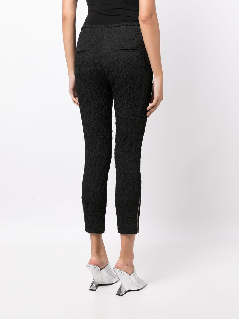 crinkled cropped trousers 4