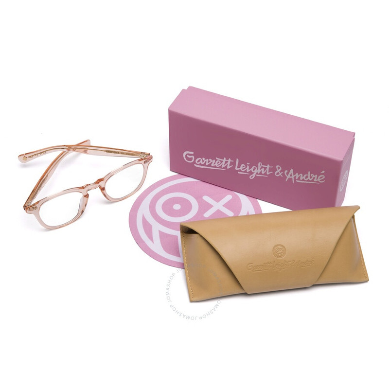 Garrett Leight GLCO X ANDRÉ SARAIVA Demo Oval Ladies Eyeglasses 1082 PCY 46 3