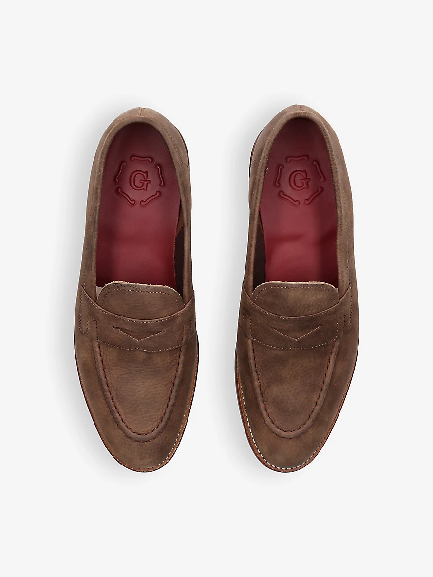 Floyd penny-slot leather loafers - 2