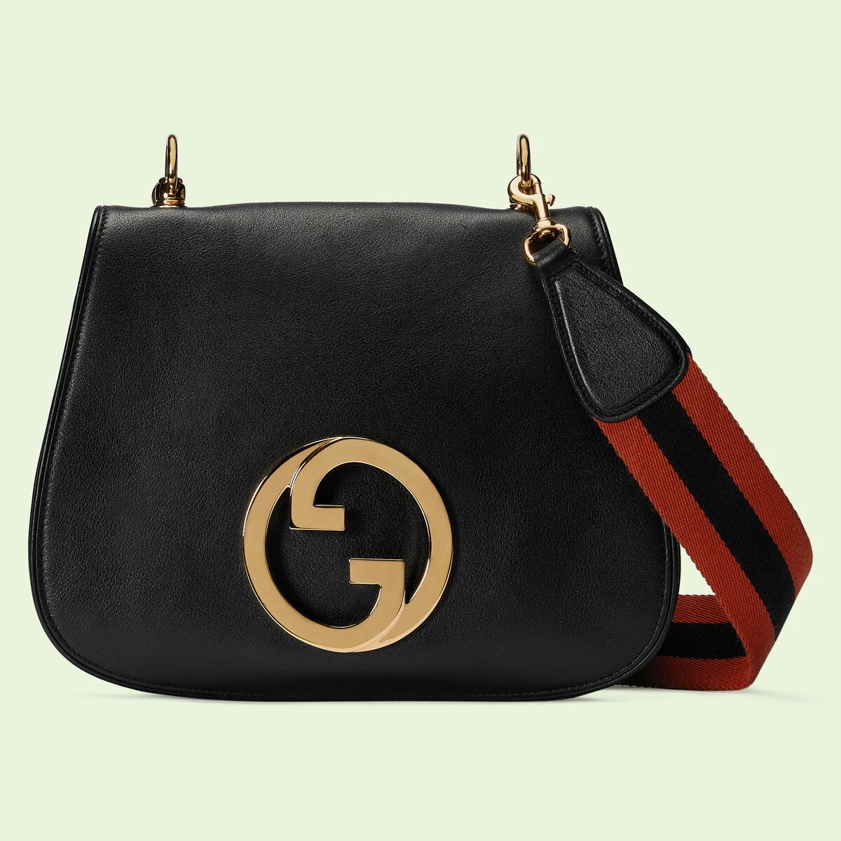 Medium bag with round Interlocking G - 1
