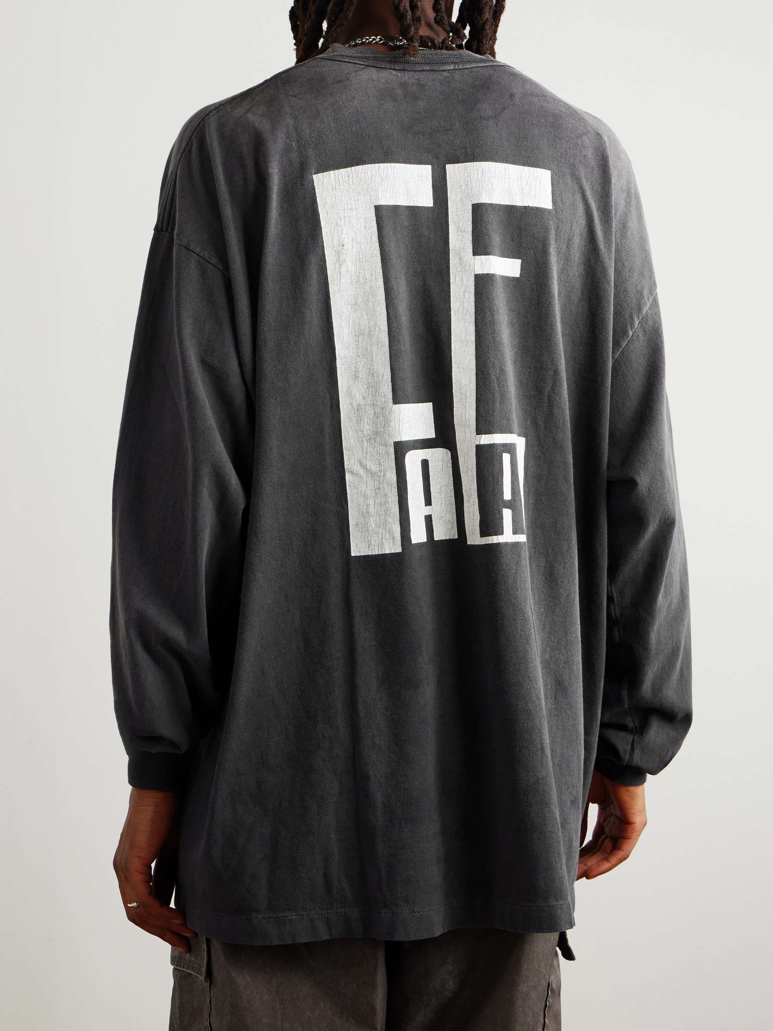 + Fear of God Logo-Print Cotton-Jersey T-Shirt - 3