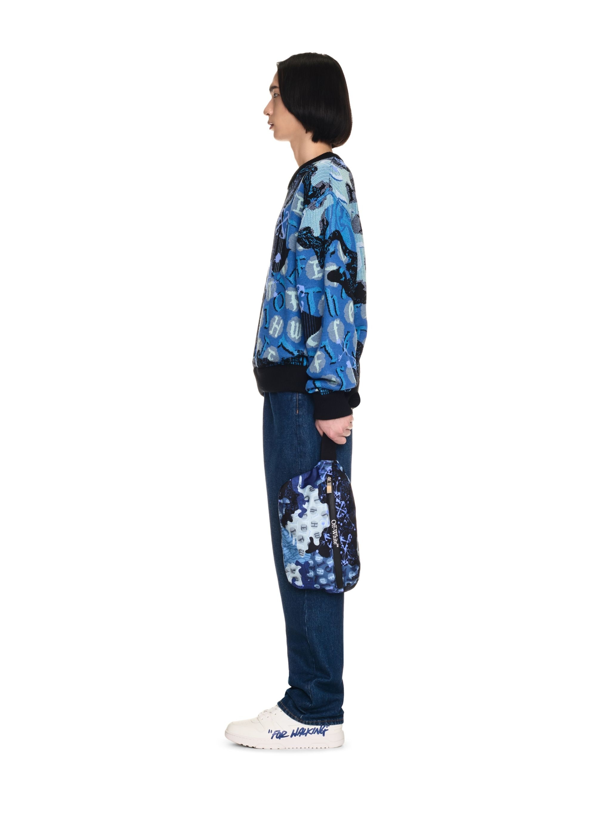 Blue Camo Nylon Waistbag - 6