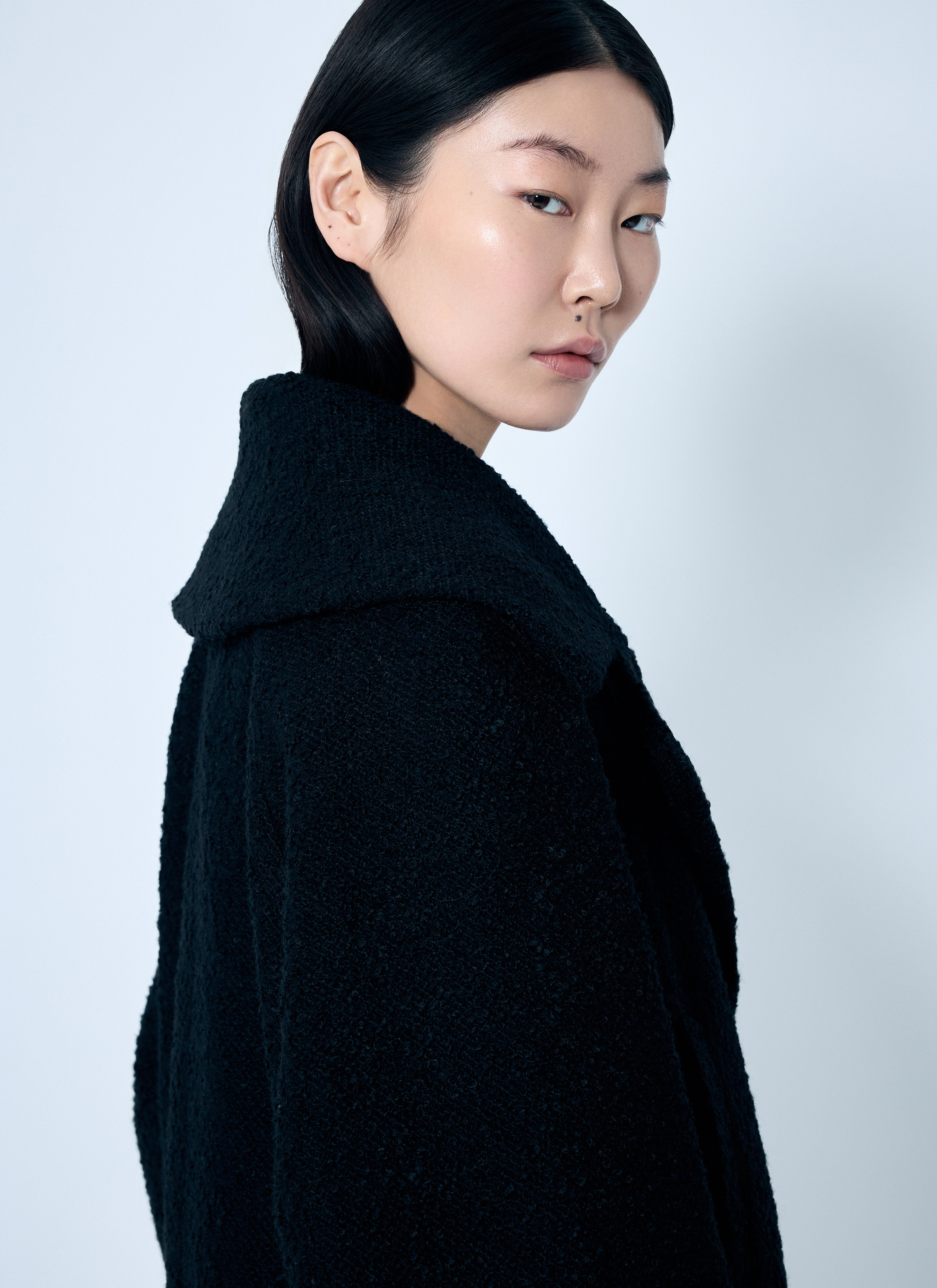 Ganni Women Boucle Wool Coat - 6