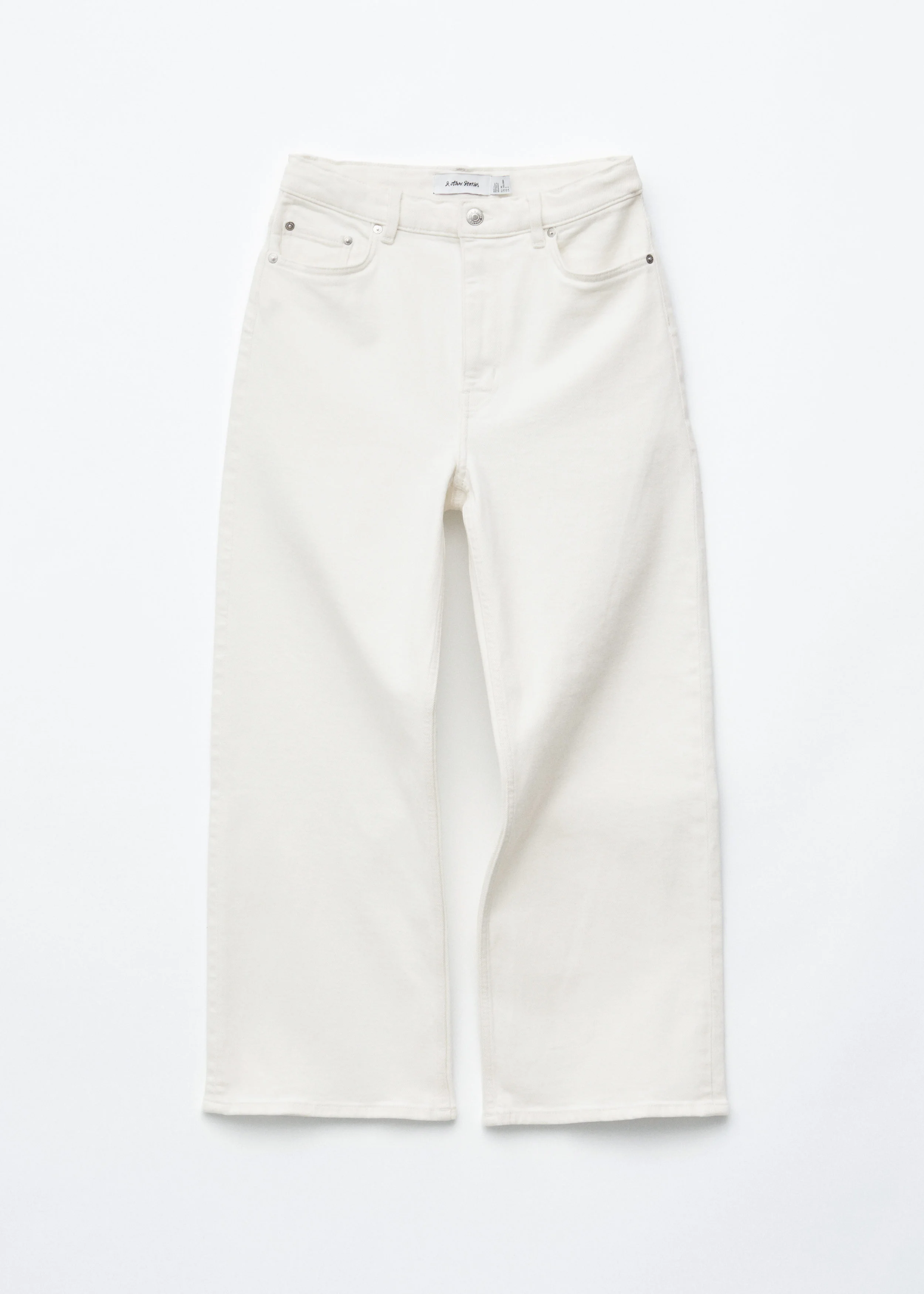 Cropped Wide-Leg Jeans - 1