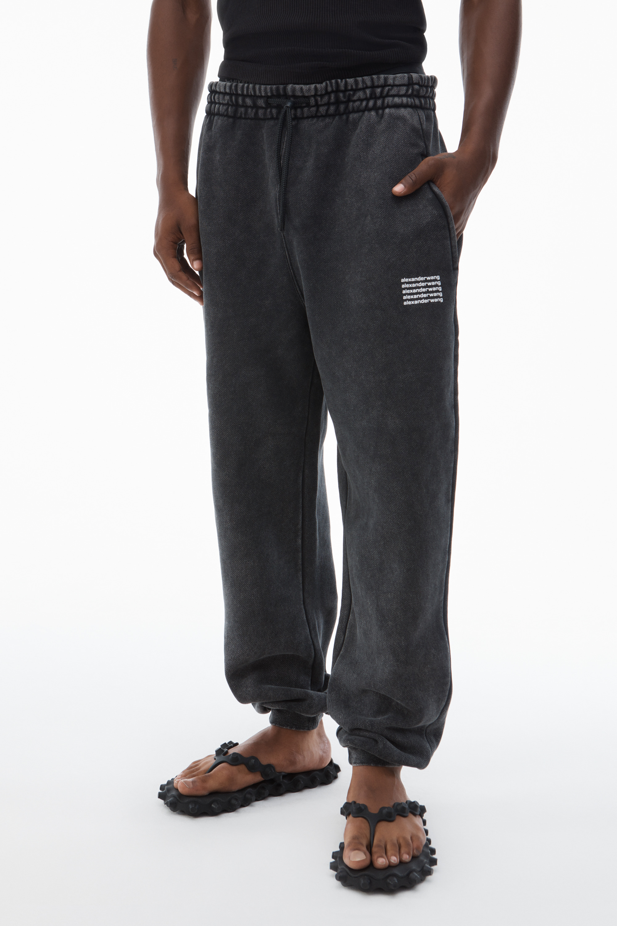 SWEATPANT IN DENSE FLEECE - 3