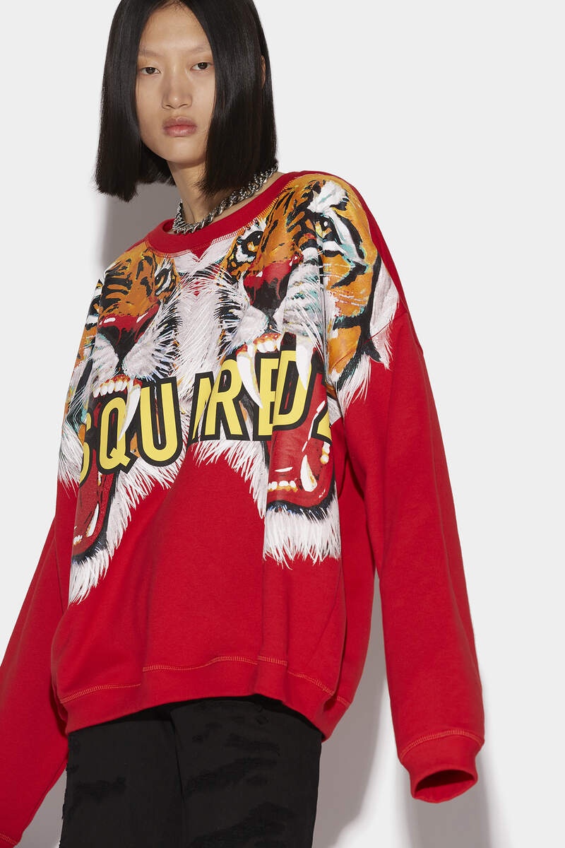 D2 TIGER COOL SWEATER - 3