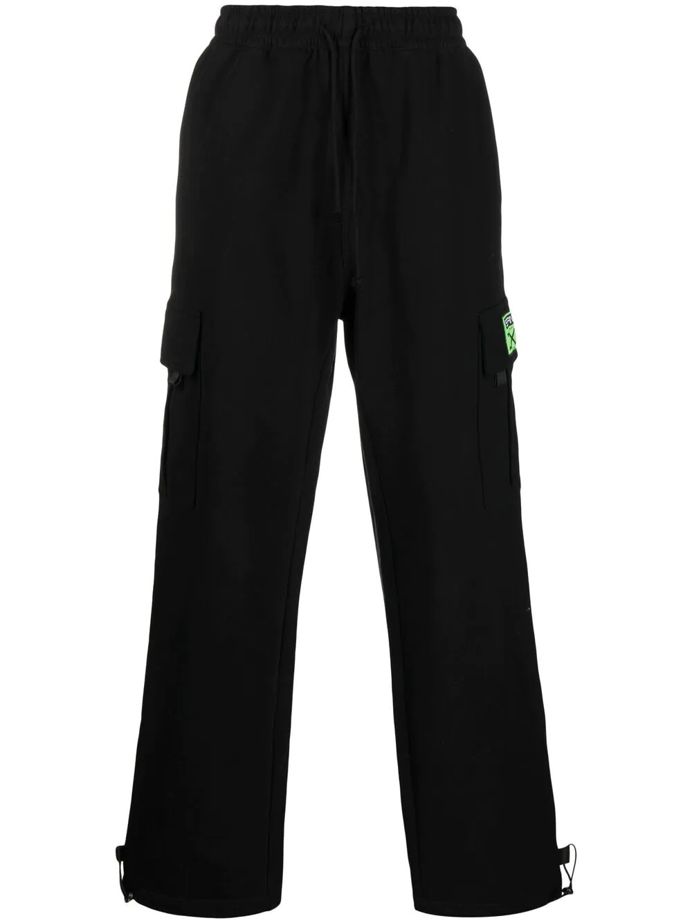 logo-patch straight-leg track pants - 1