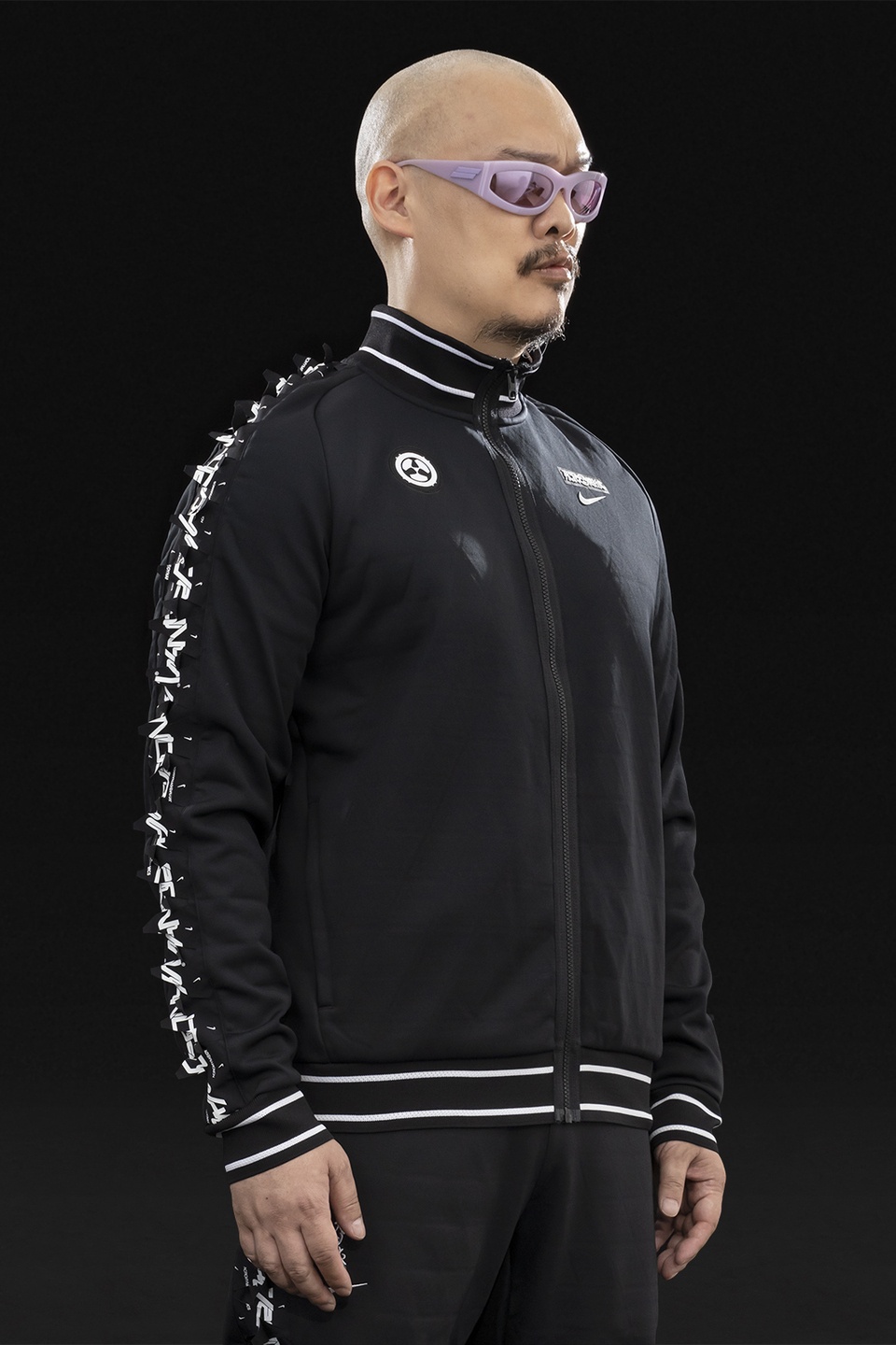 GGG-J1-011 Nike® Acronym® Track Jacket Knit Black/Black - 7