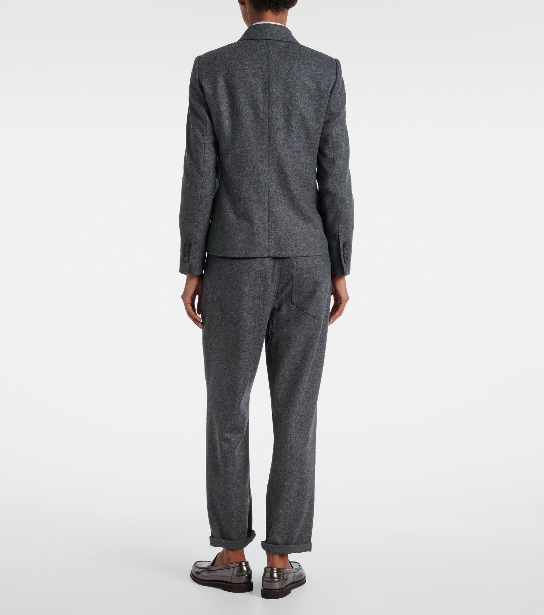 Wool and cashmere blazer - 3