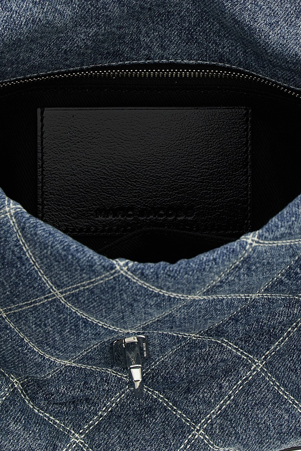 'The Quilted Denim Dual' medium shoulder bag - 5