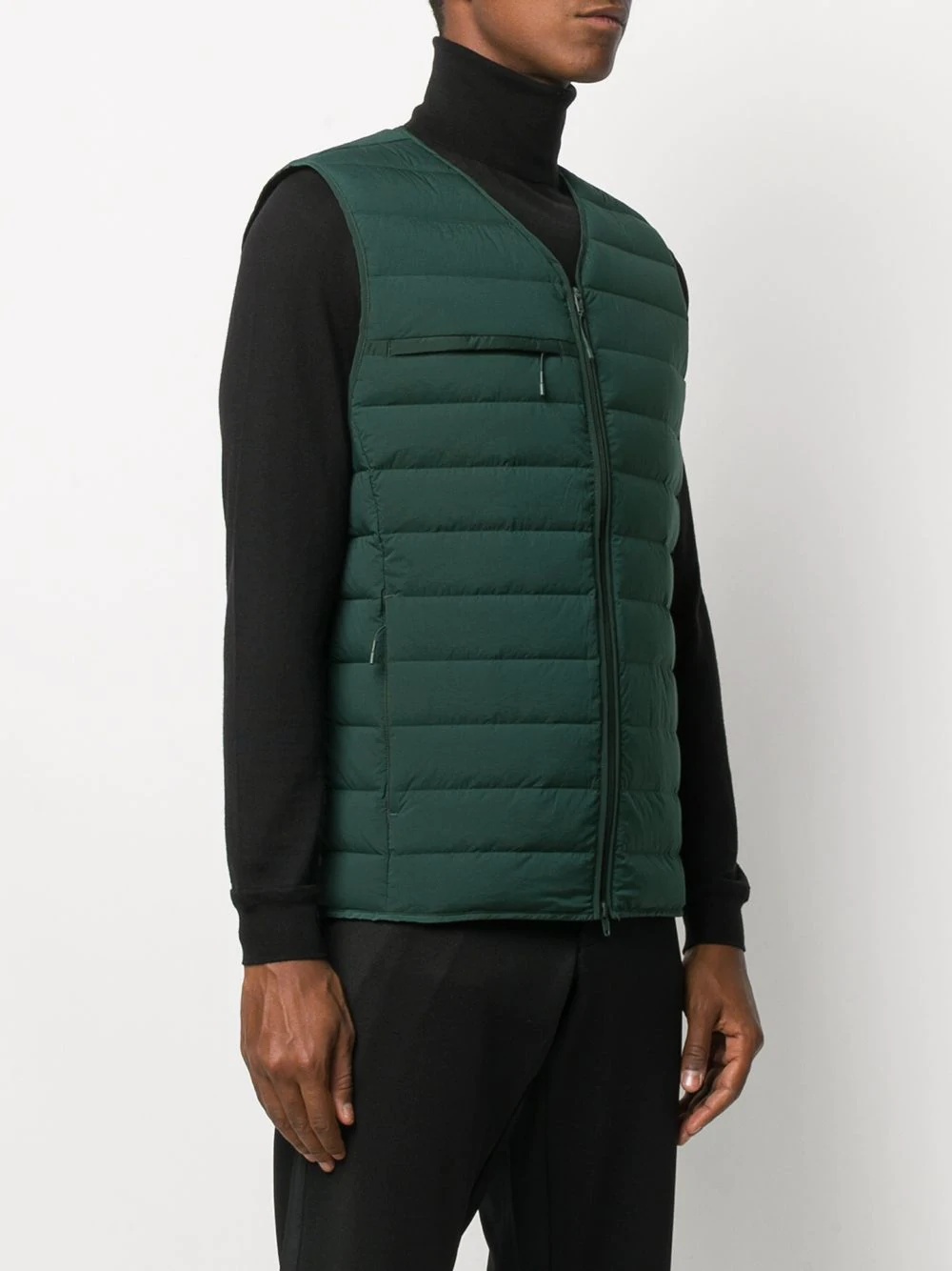 sleeveless padded jacket - 3