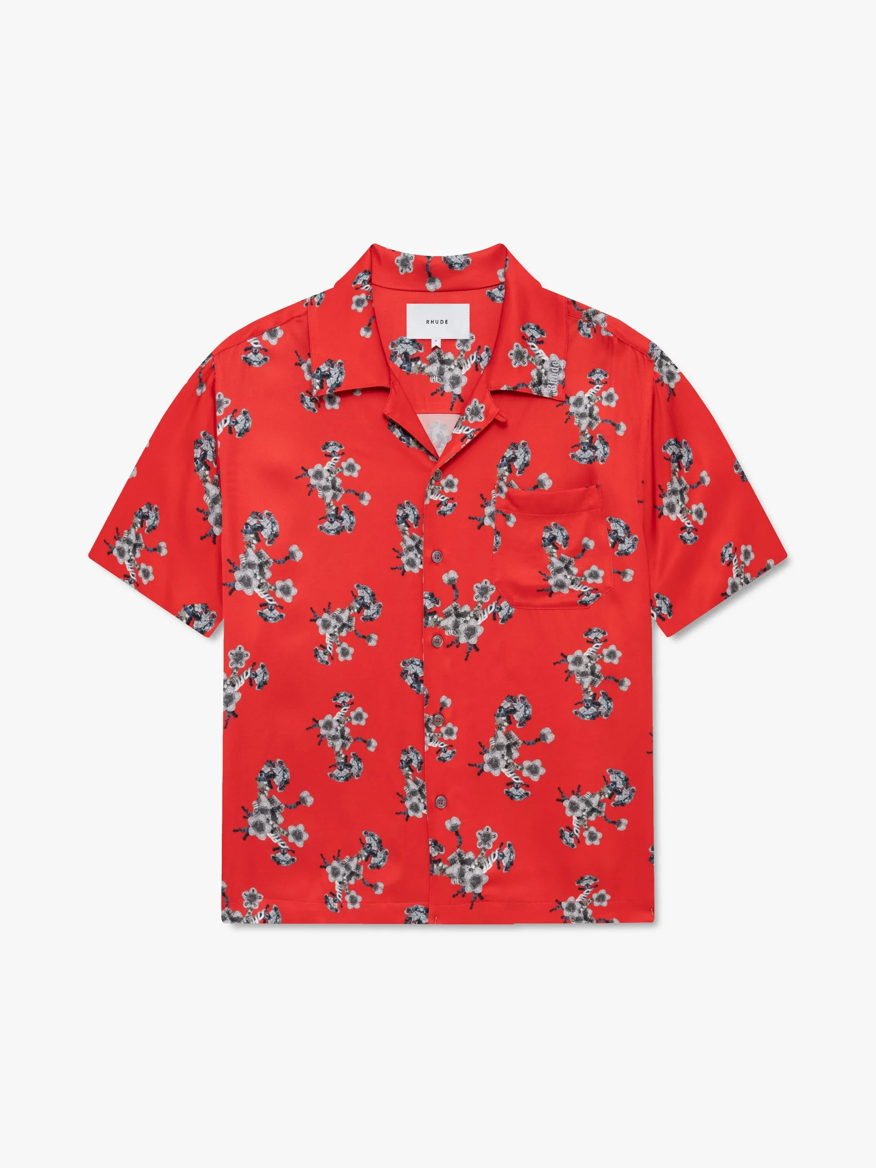 TURBO FLORAL BUTTON-UP SHIRT - 1