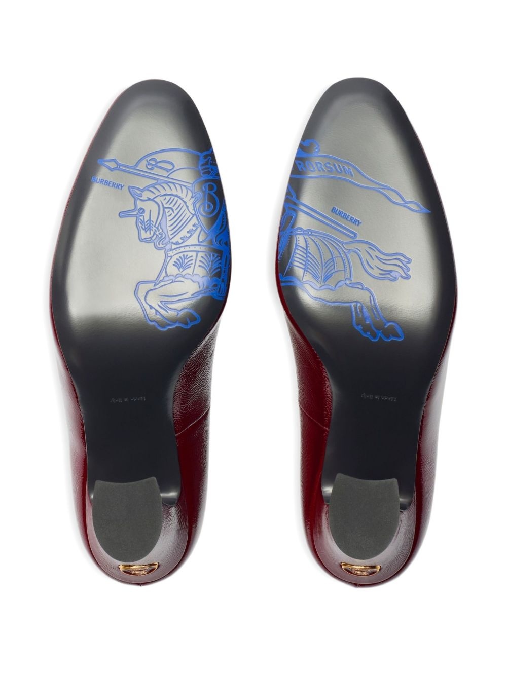 Scarpins Trinket patent leather block-heel pumps - 5