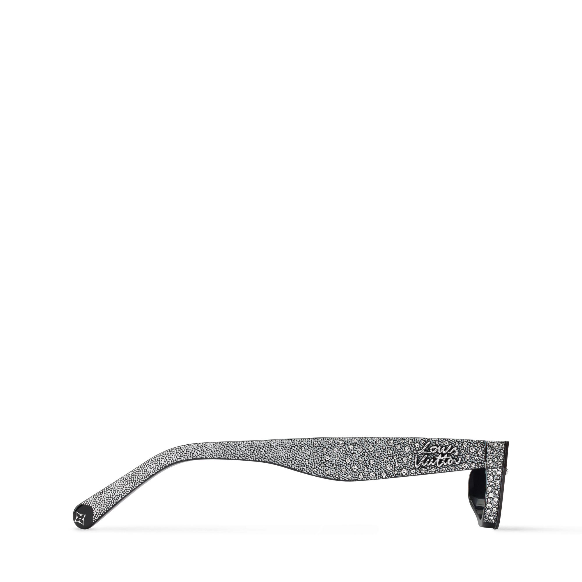 LV Script Rectangle Sunglasses - 3
