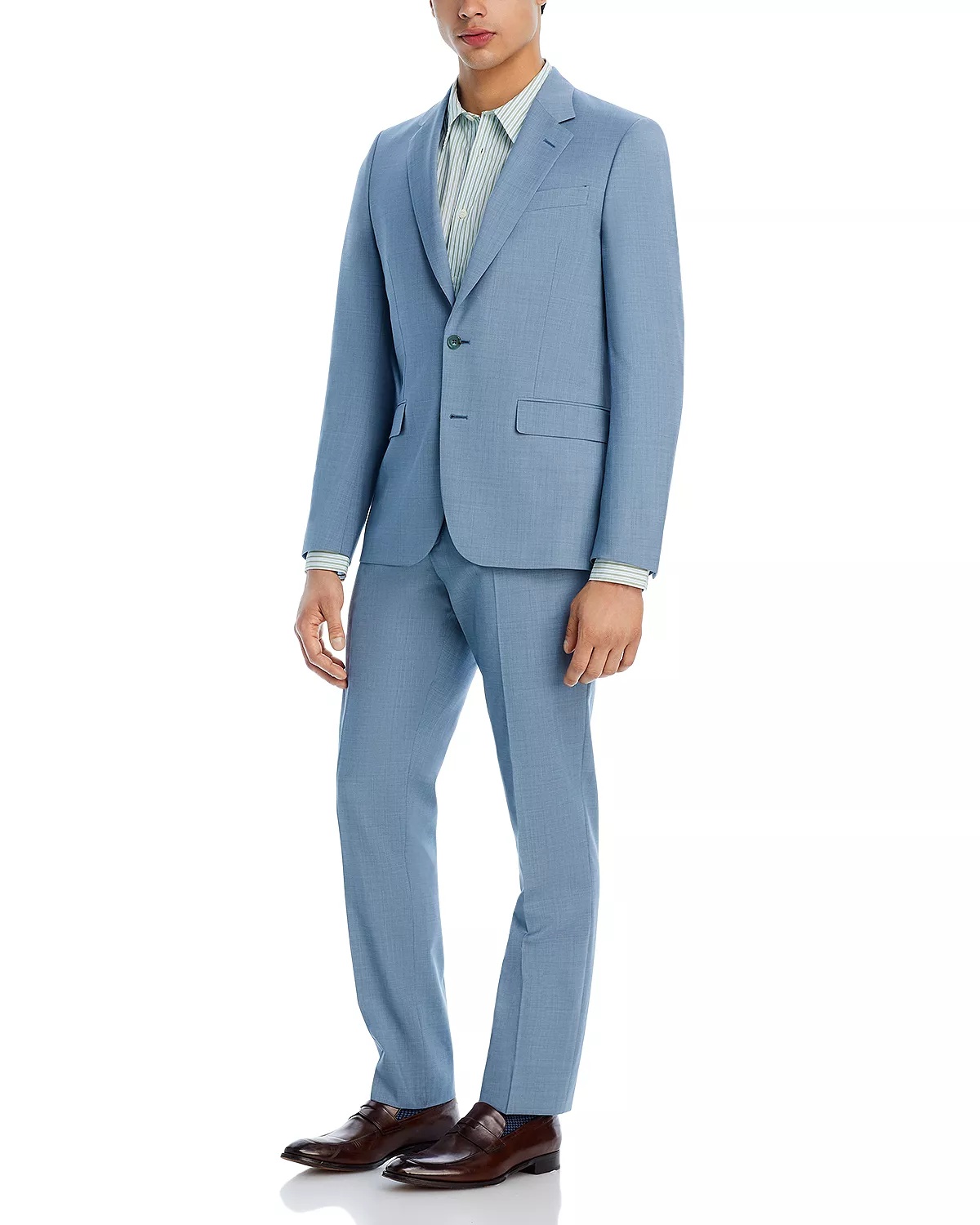 Soho Melange Solid Extra Slim Fit Suit - 2