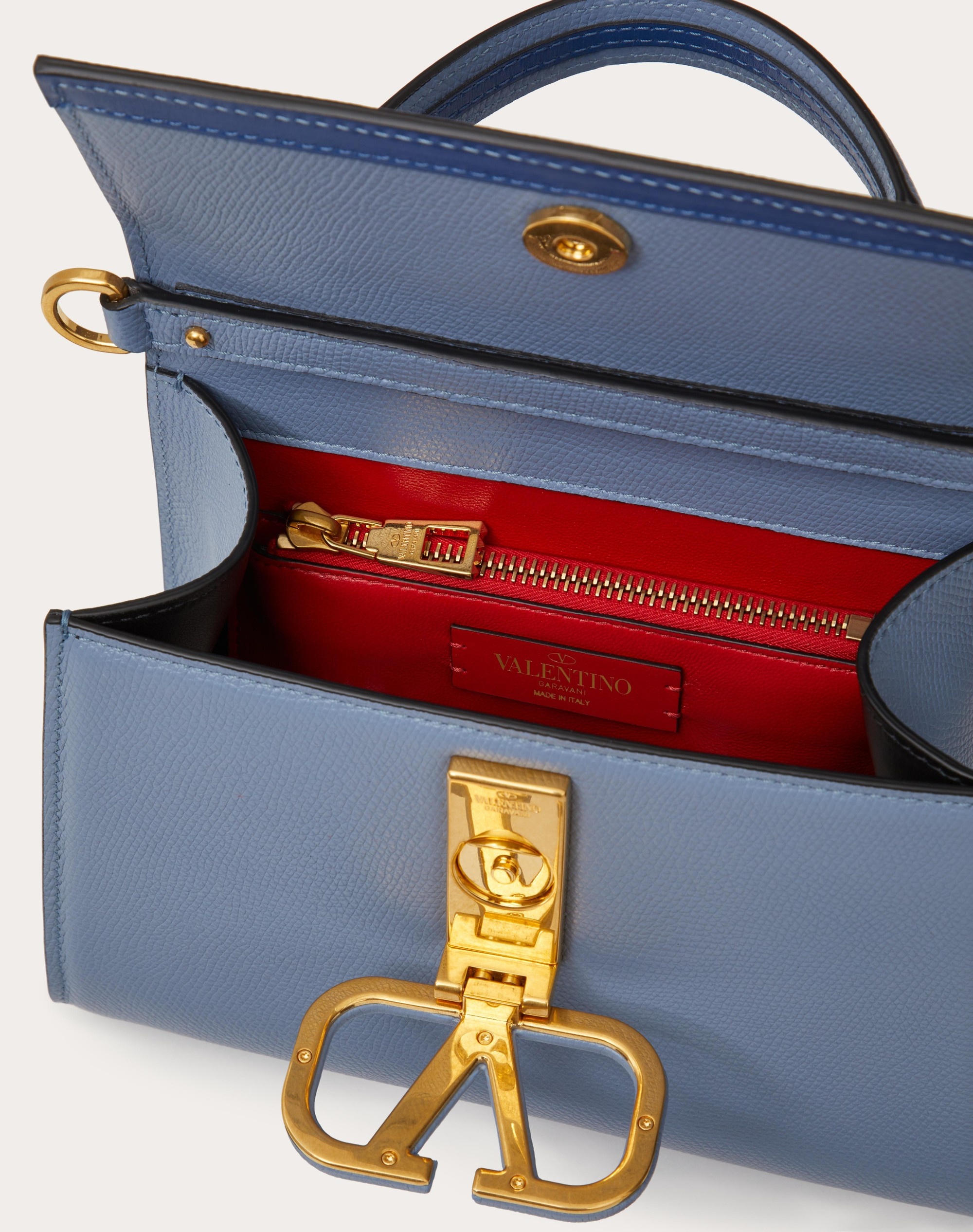 SMALL VSLING GRAINY CALFSKIN HANDBAG - 4