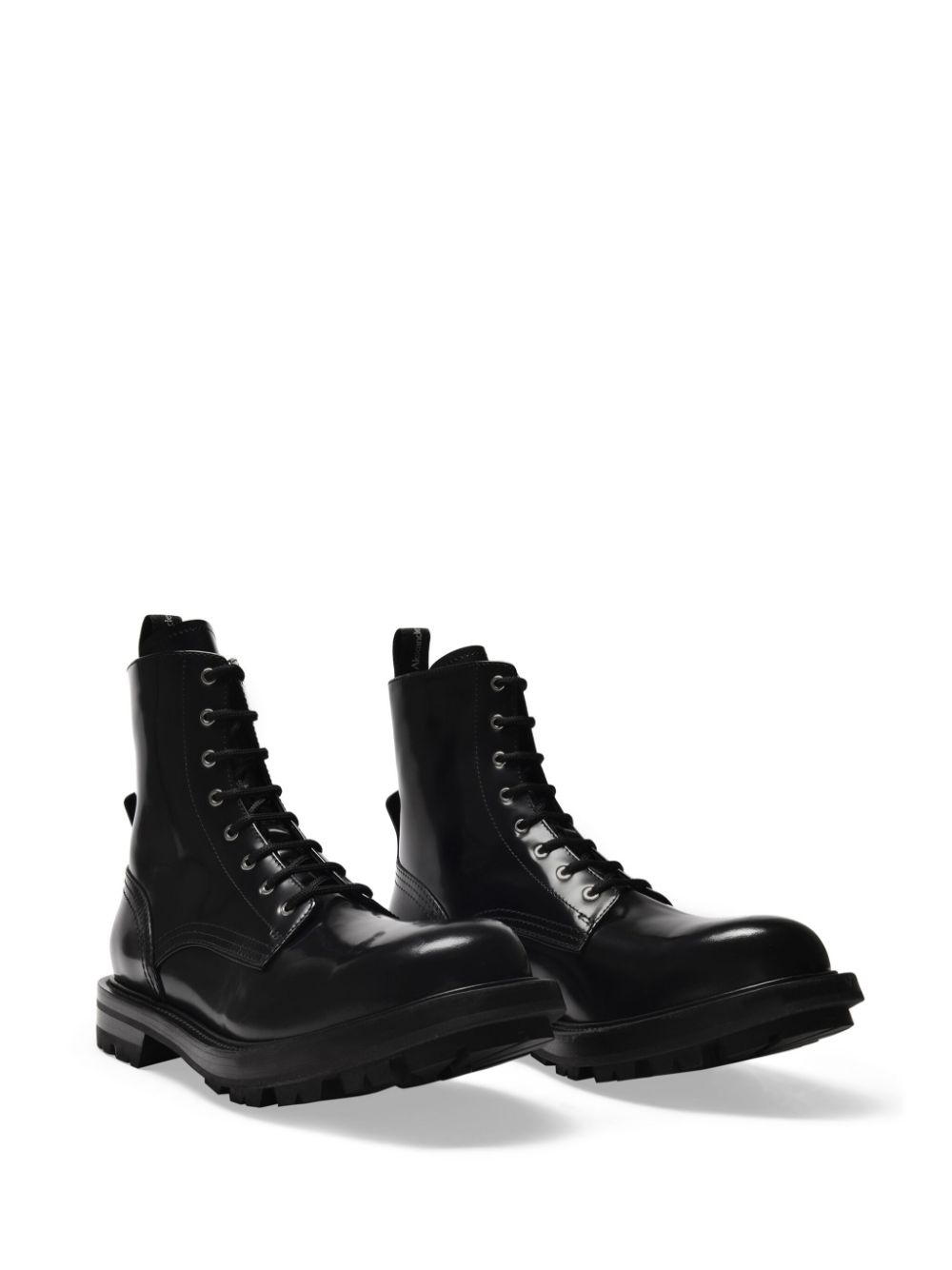 high-shine ankle boots - 2