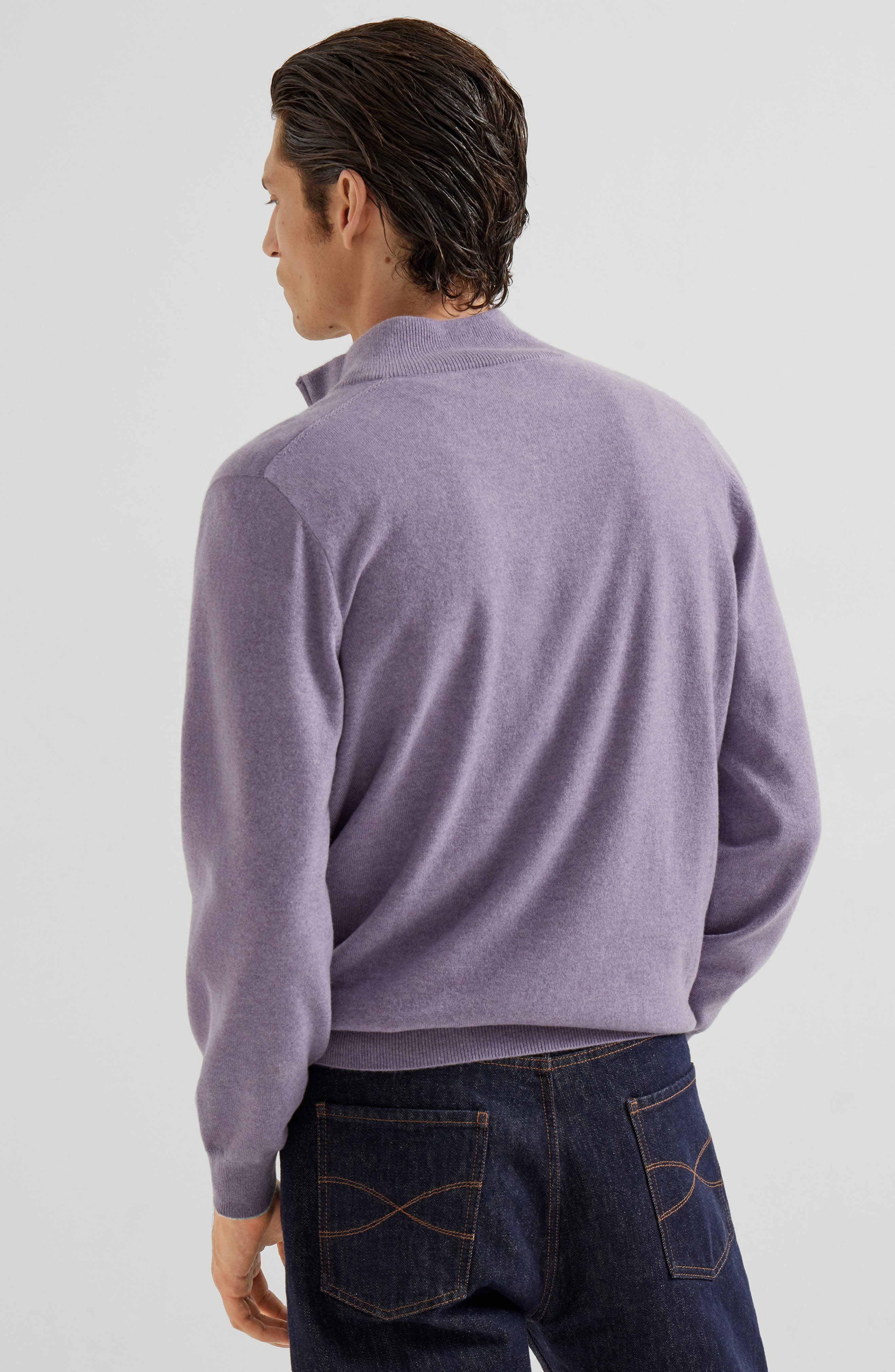 Brunello Cucinelli Cashmere sweater in Lilac at Nordstrom - 3
