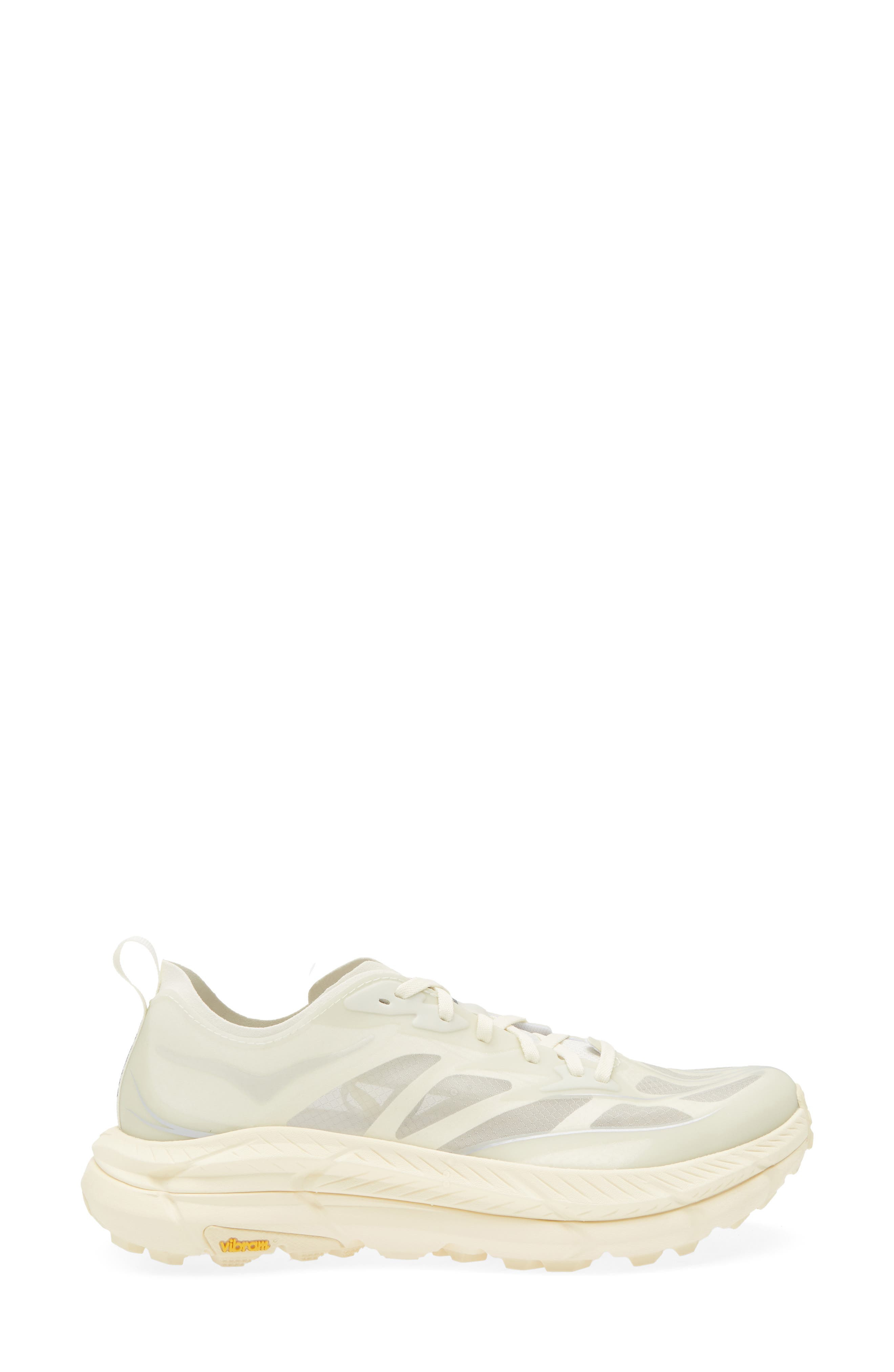 HOKA Gender Inclusive Mafate Speed 4 Lite Trail Sneaker in Truffle Salt /Yellow at Nordstrom - 3