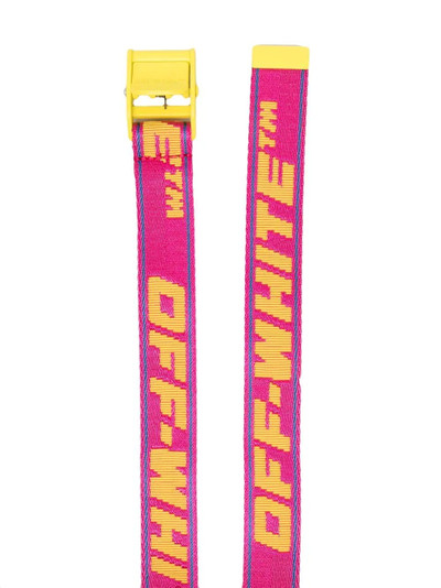 Off-White logo-print mini industrial belt outlook