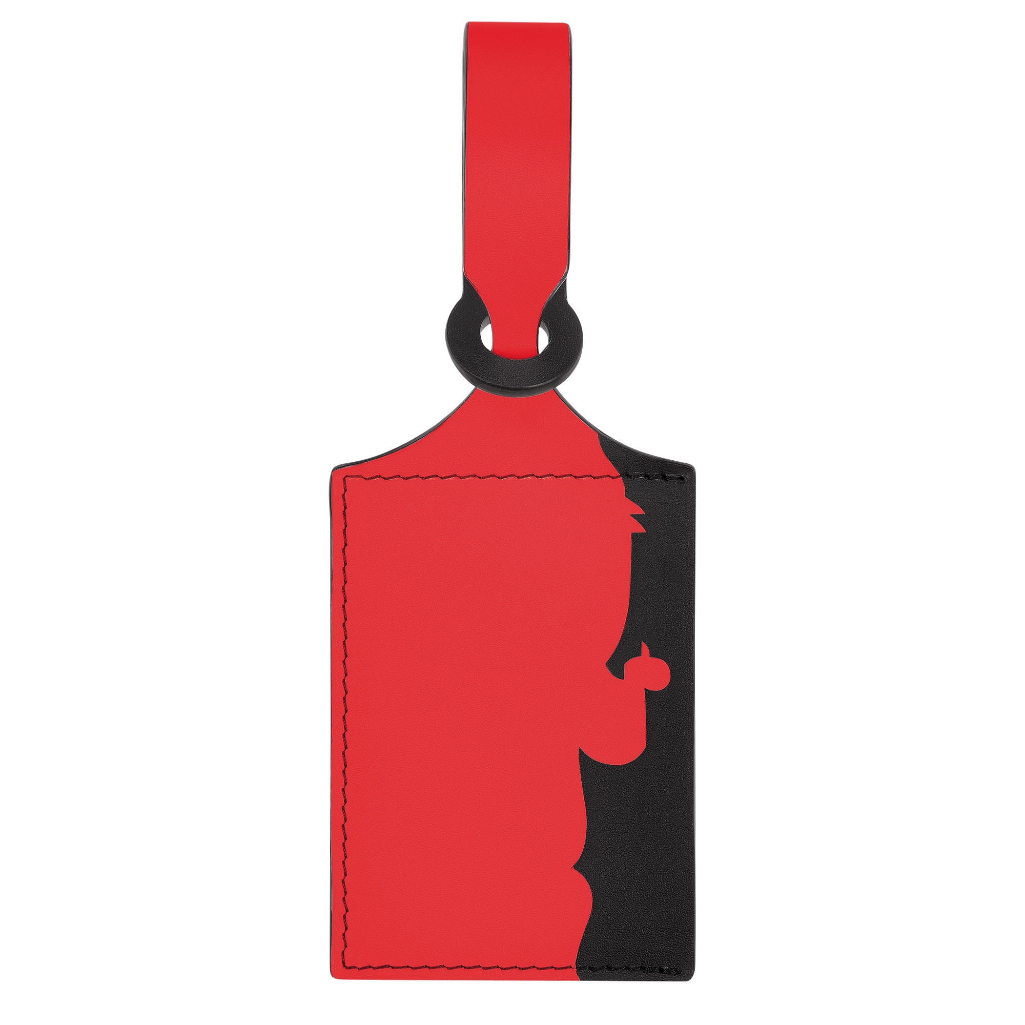 LGP Travel Luggage tag Red - Leather - 1