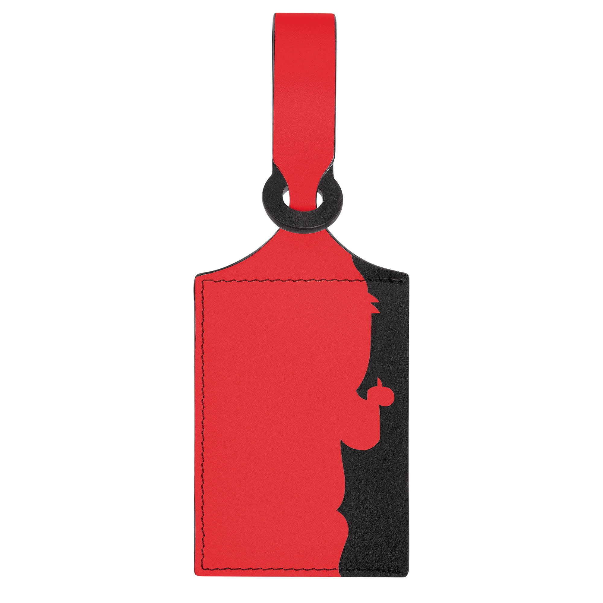 LGP Travel Luggage tag Red - Leather 1