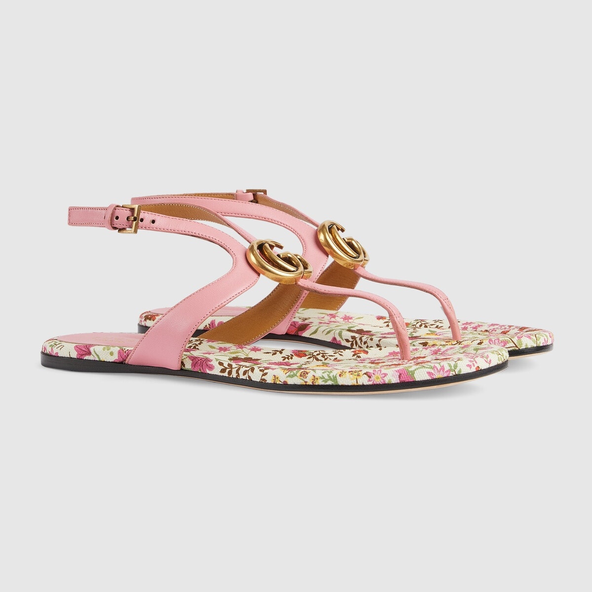 Women's Double G thong sandal - 2