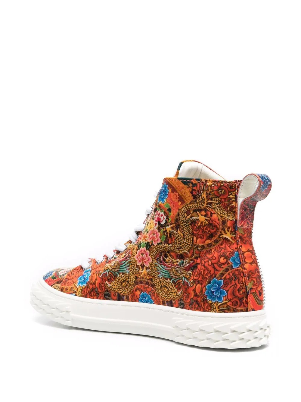 floral-print sneakers - 3