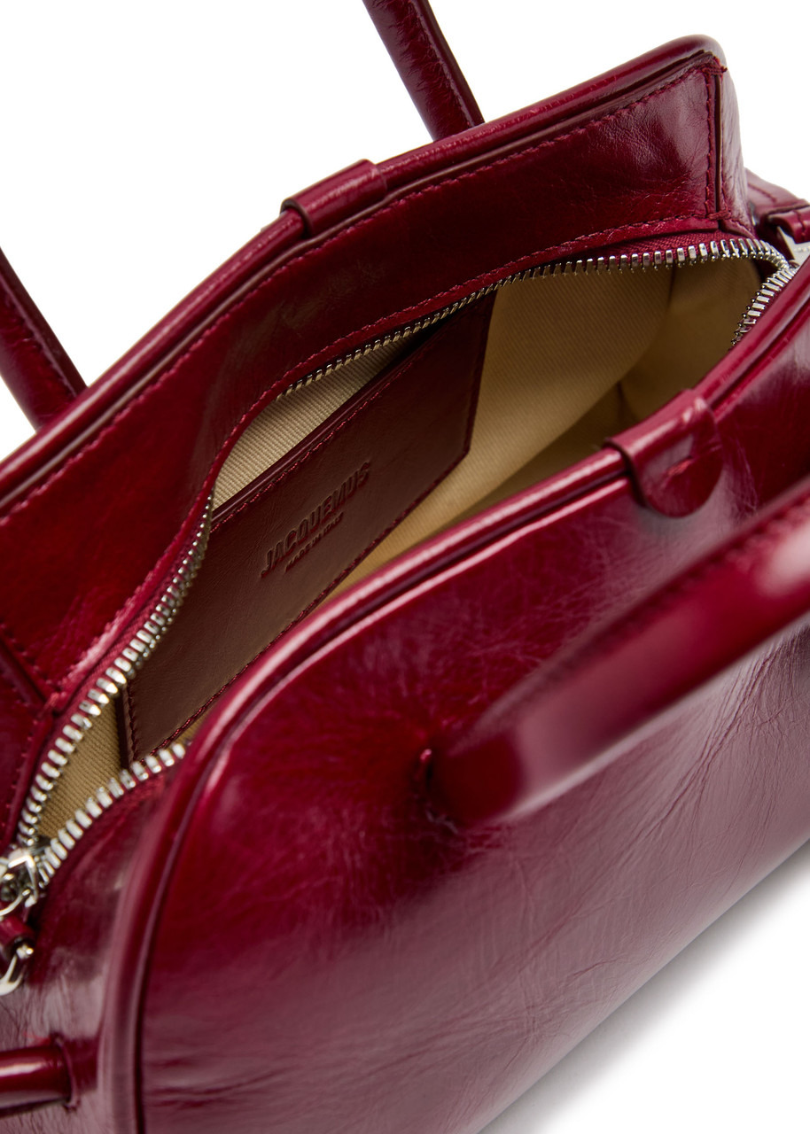 Jacquemus Le Petit Turismo Leather top Handle bag - 4
