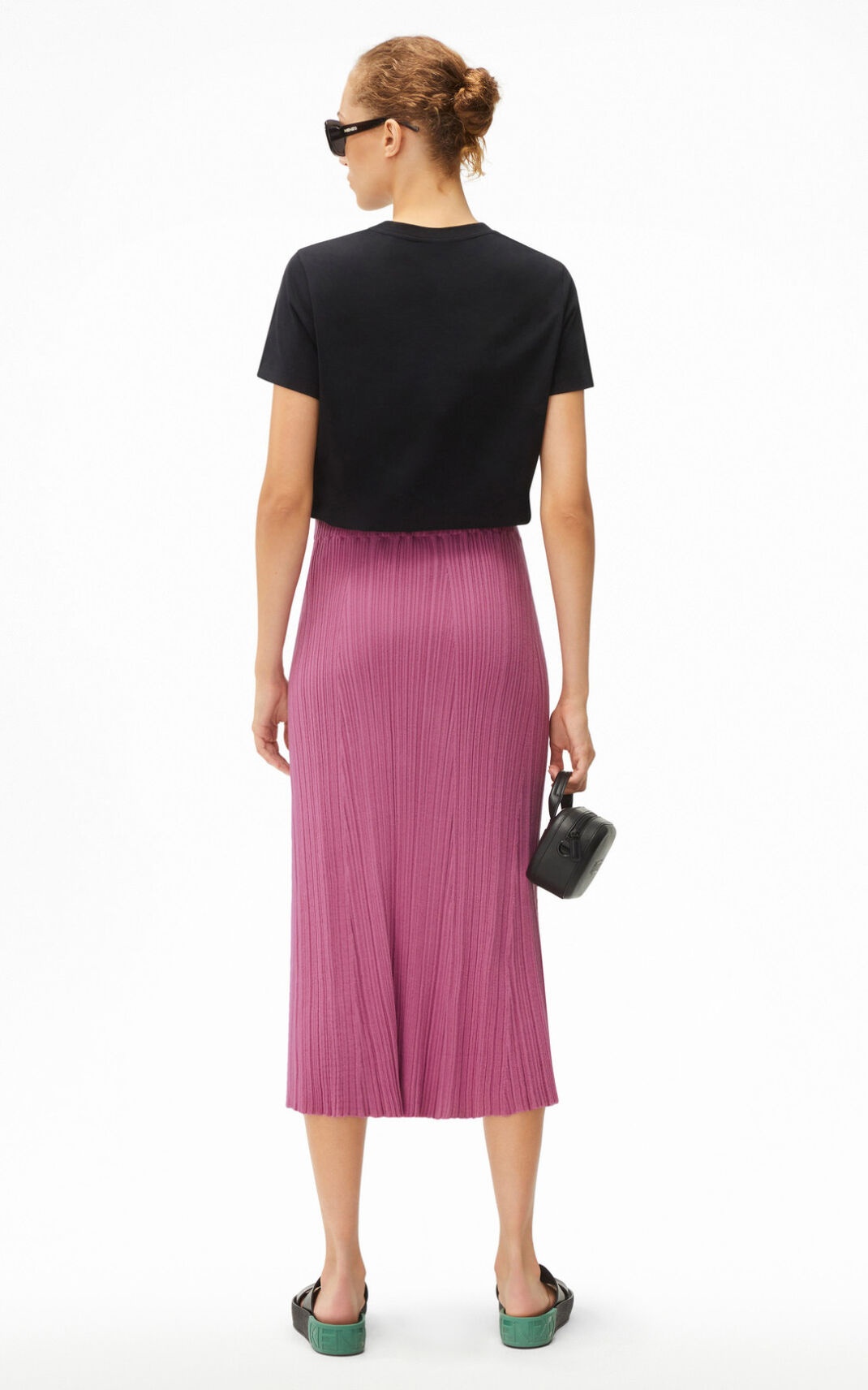 Pleated midi skirt - 3