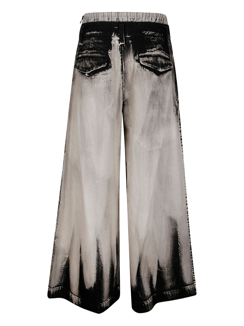 pleated dip-dye trousers - 2