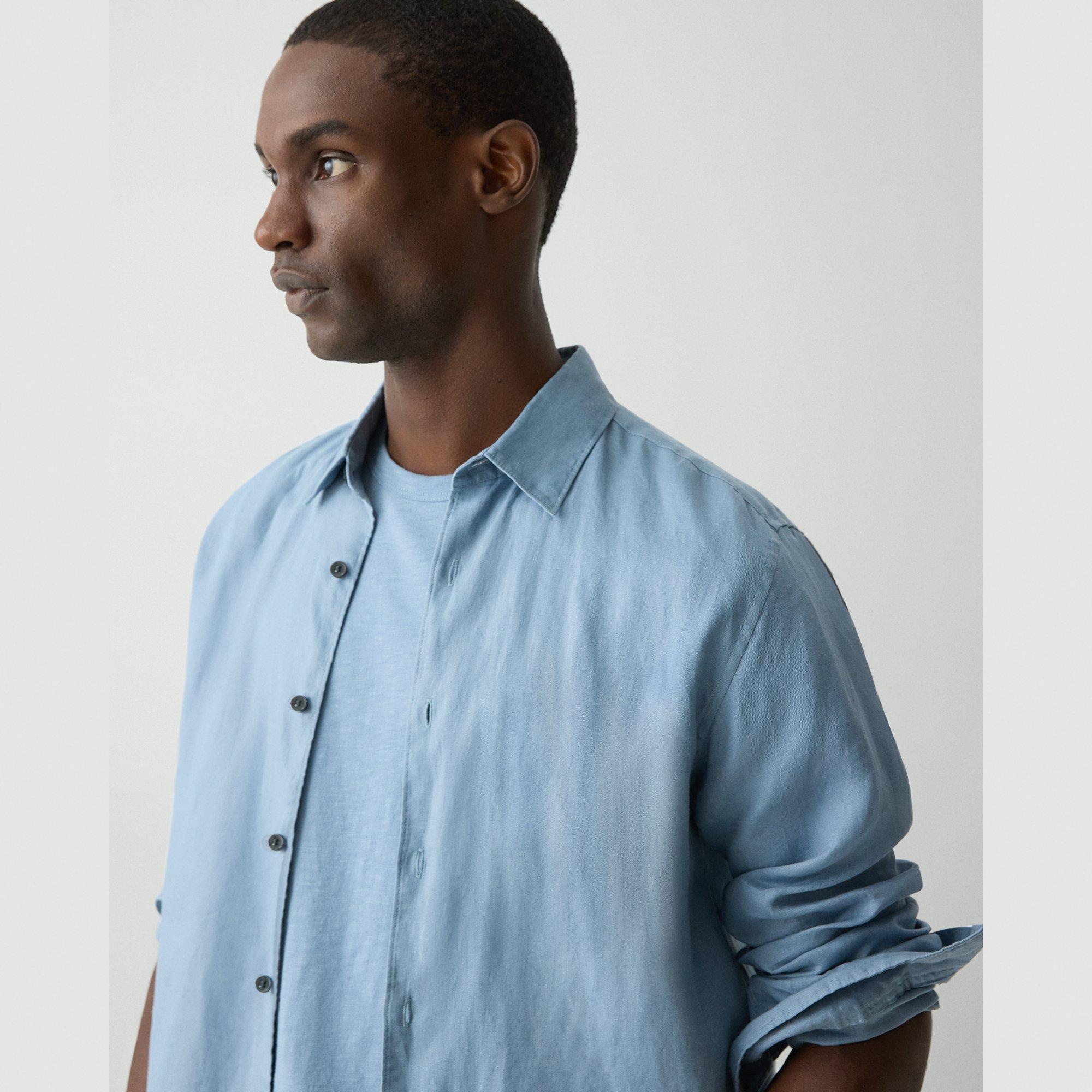 Irving Shirt in Relaxed Linen - 5