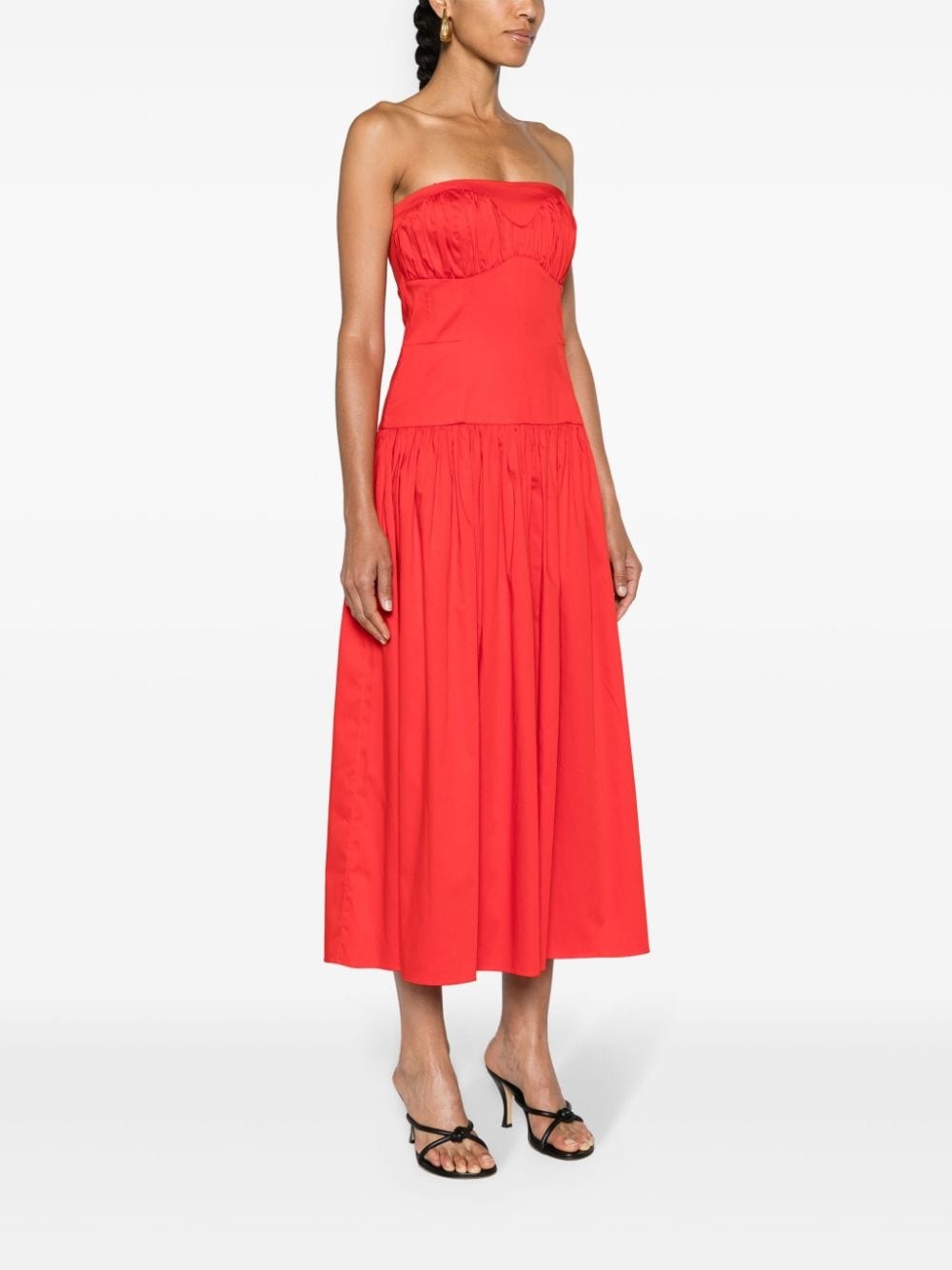 Lauryn strapless midi dress - 3