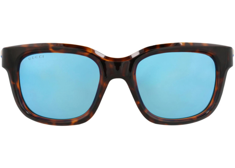 Gucci Square-Frame Injection Sunglasses Havana Havana Blue (GG1621S-30014935-002) 1