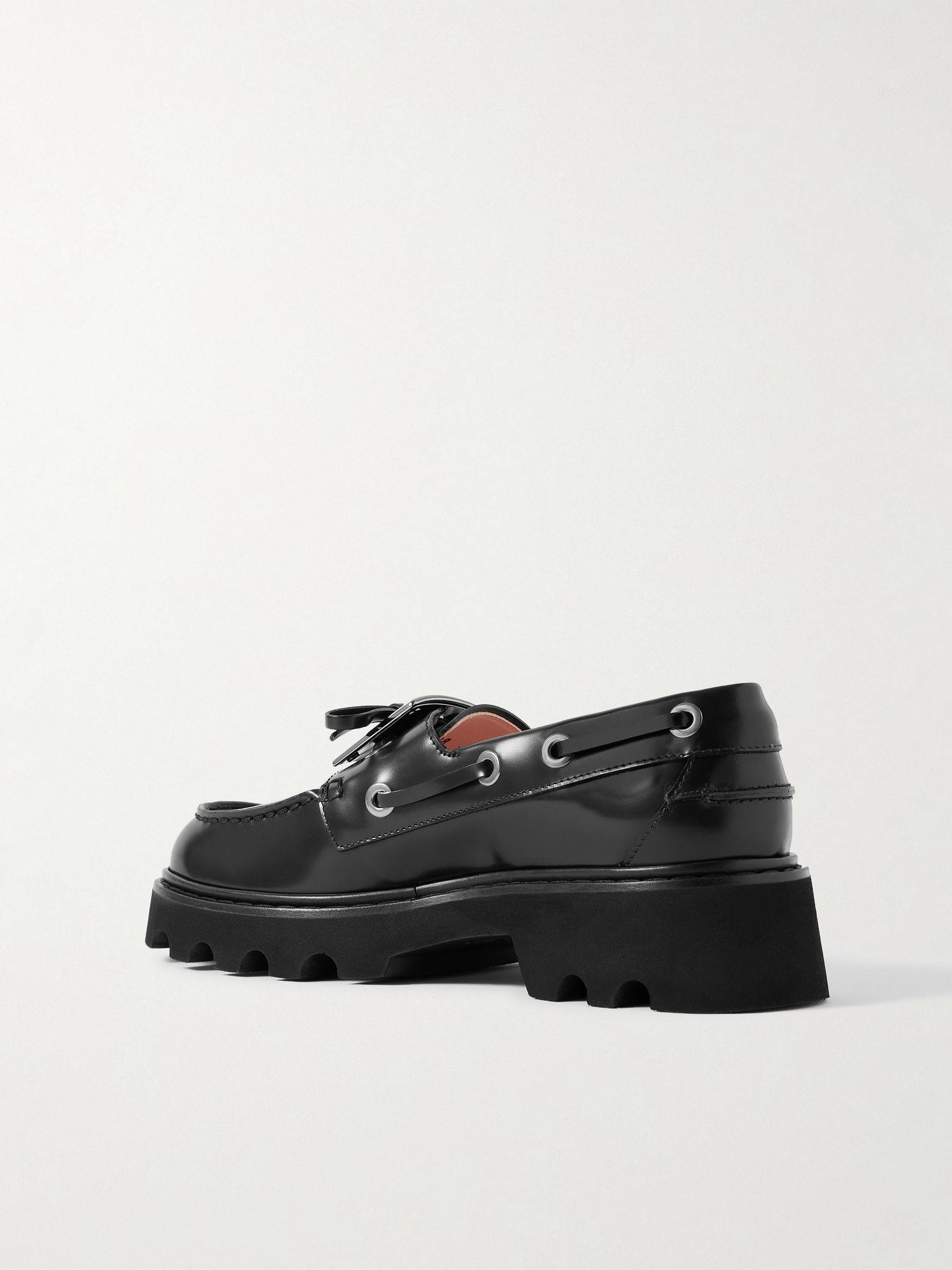 Viv Rangers buckled leather loafers Black - 3