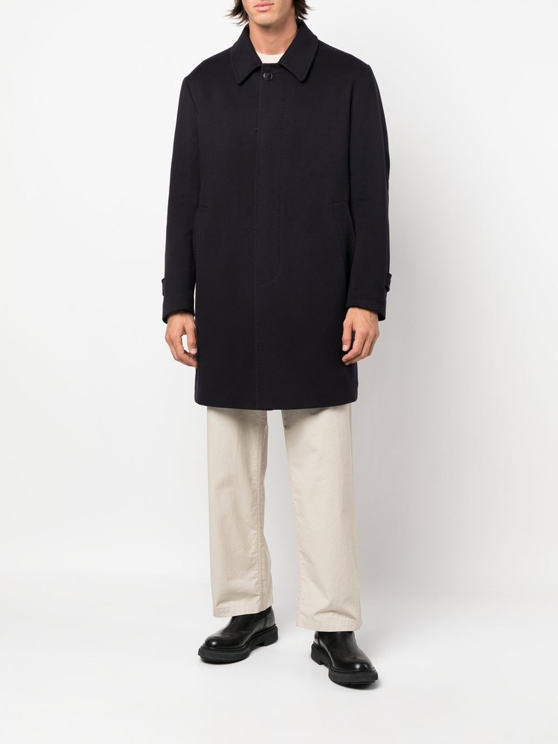 CORNELIANI single-breasted button-fastening coat outlook